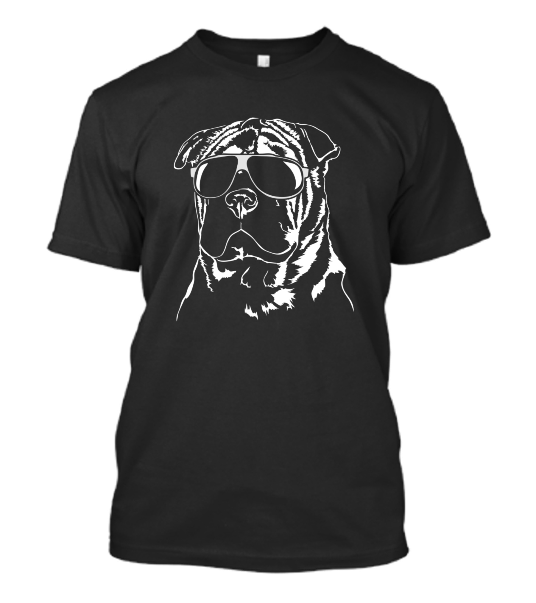 Proud Funny Sunglasses Cool Chinese Shar Pei Dog T-Shirt