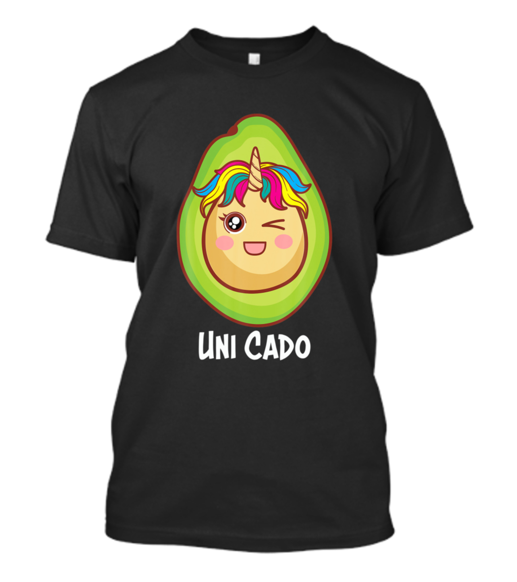 Uni Cado Funny Unicorn Avocado Girls T-Shirt