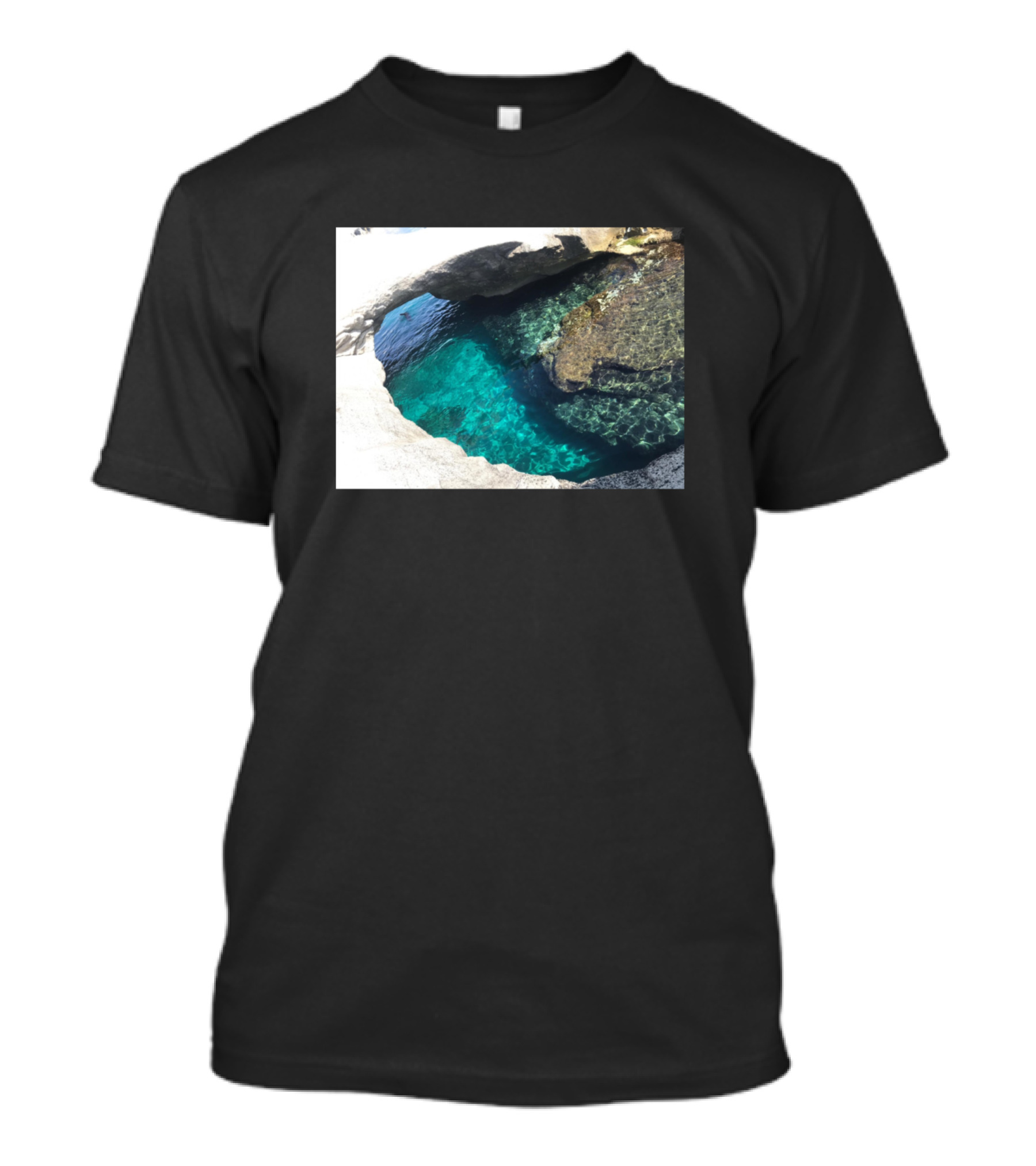 Greek Island Crystal Clear Sea Lagoon T-Shirt