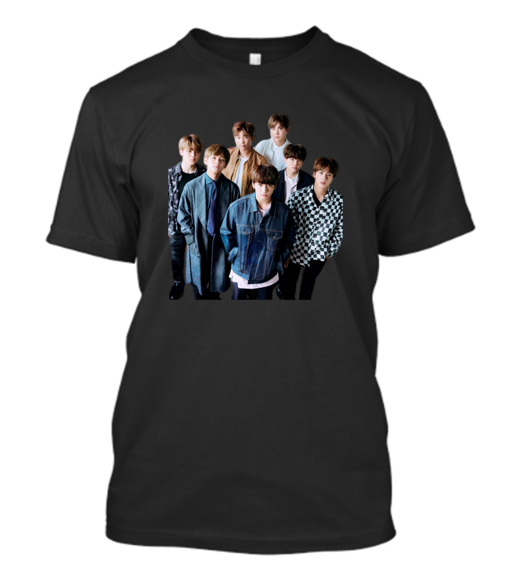Handsome BTS Band Photo T-Shirt