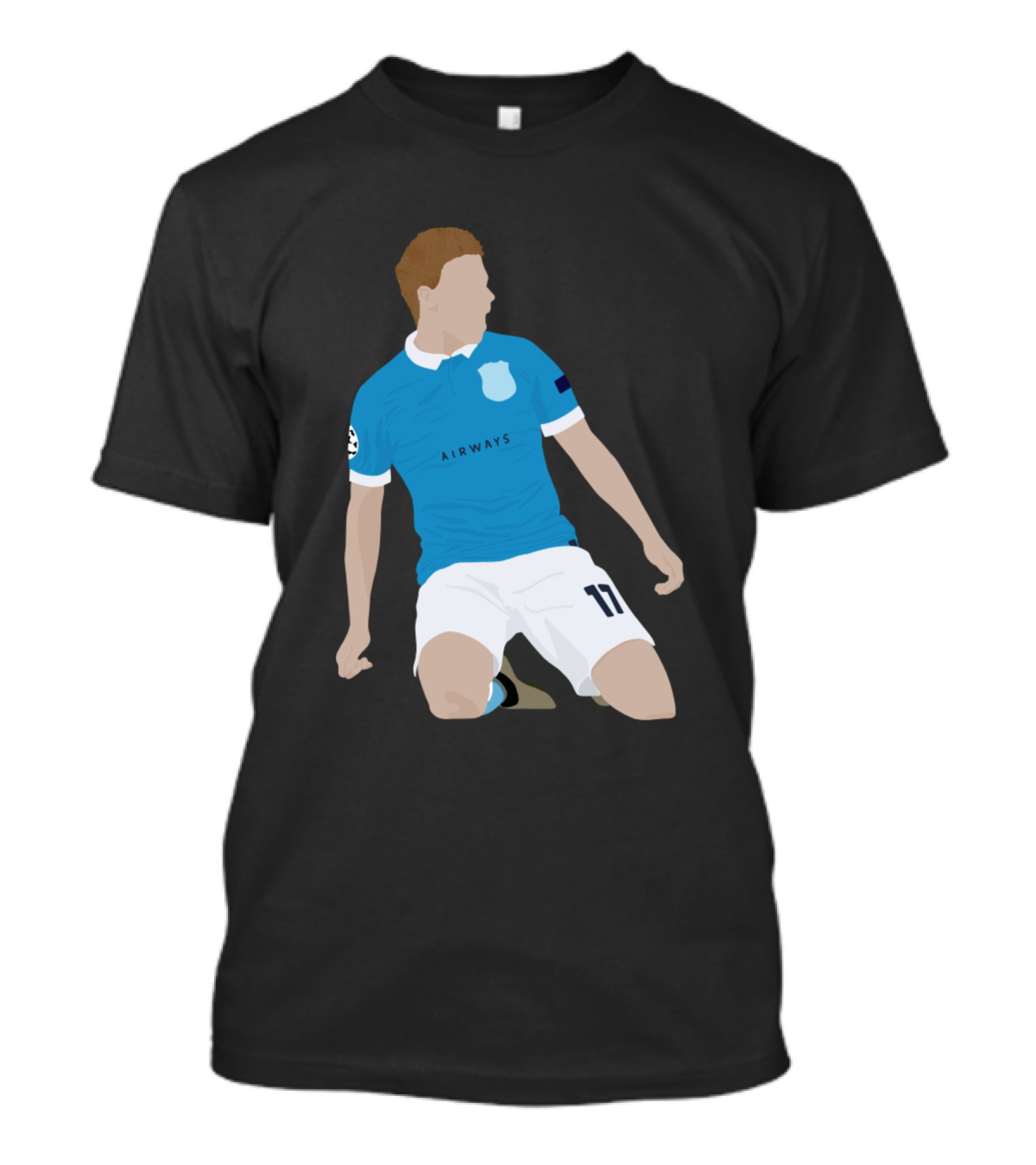 Kevin De Bruyne Manchester Airways 17 Soccer T-Shirt