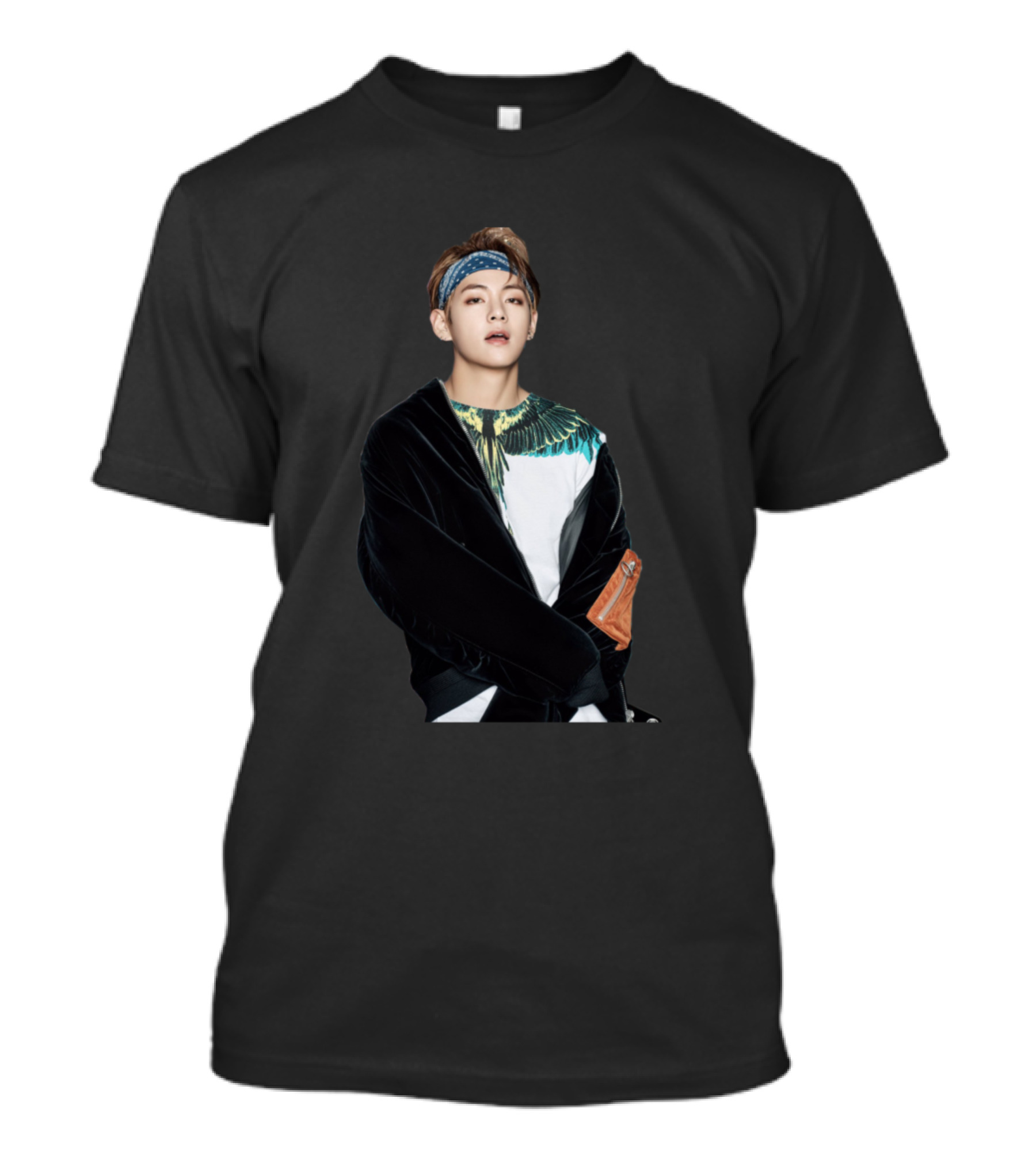My Handsome Boy Bandana Style Velvet Jacket T-Shirt