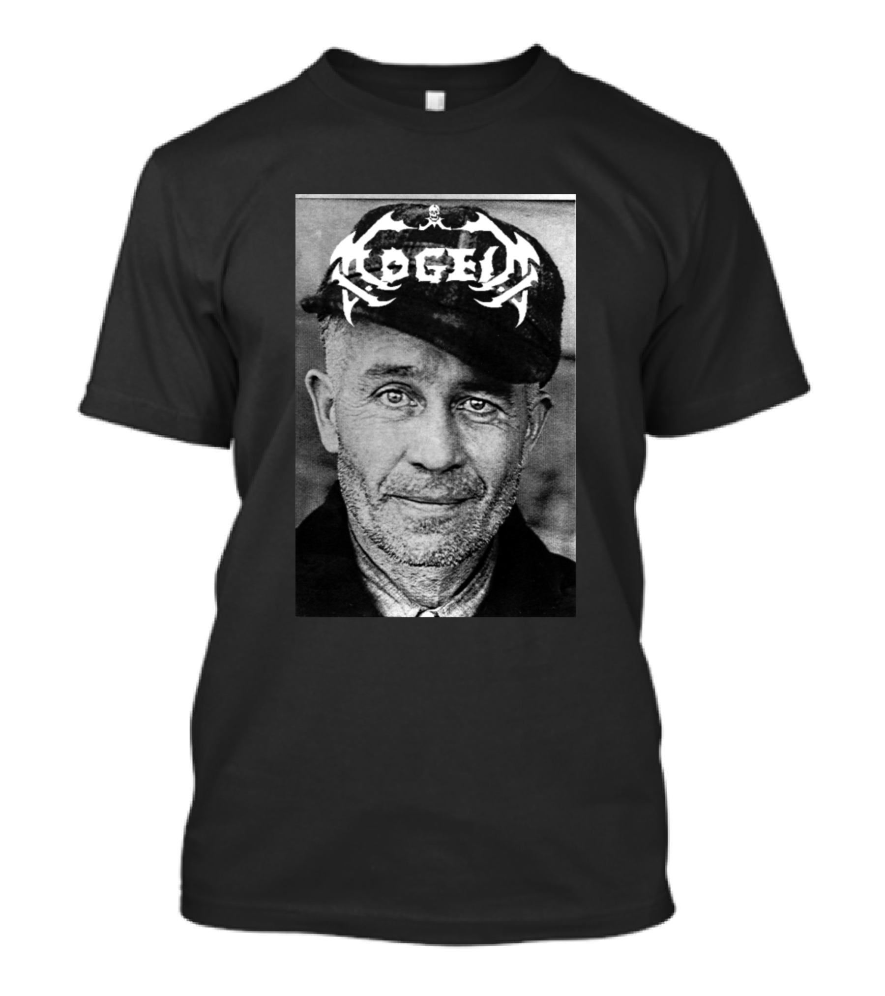 Ed Gein Metal Logo Style Hat T-Shirt