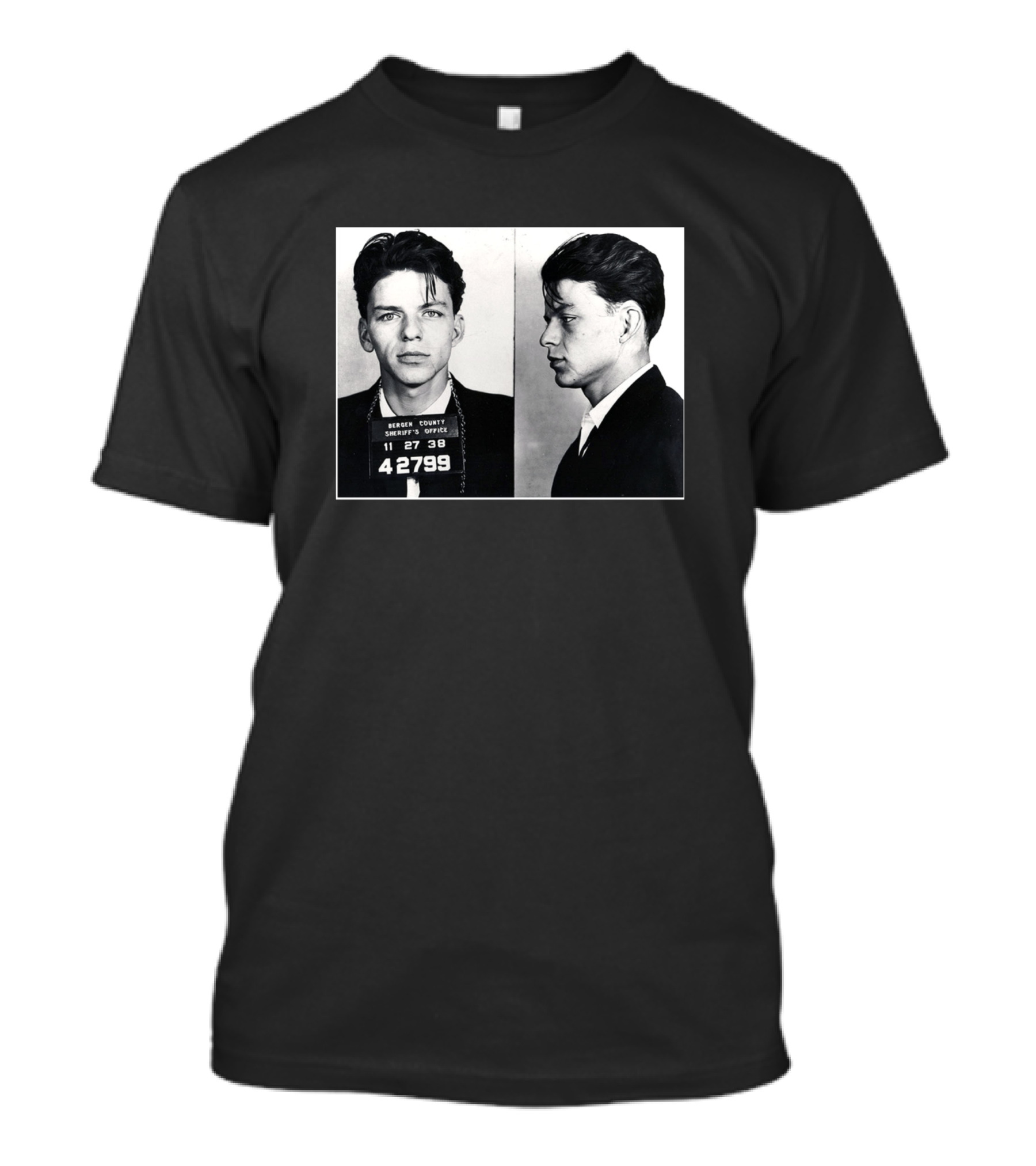 Frank Singer Actor Producer Fans Mugshot November 27 1938 Bergen County Sheriff 42799 T-Shirt