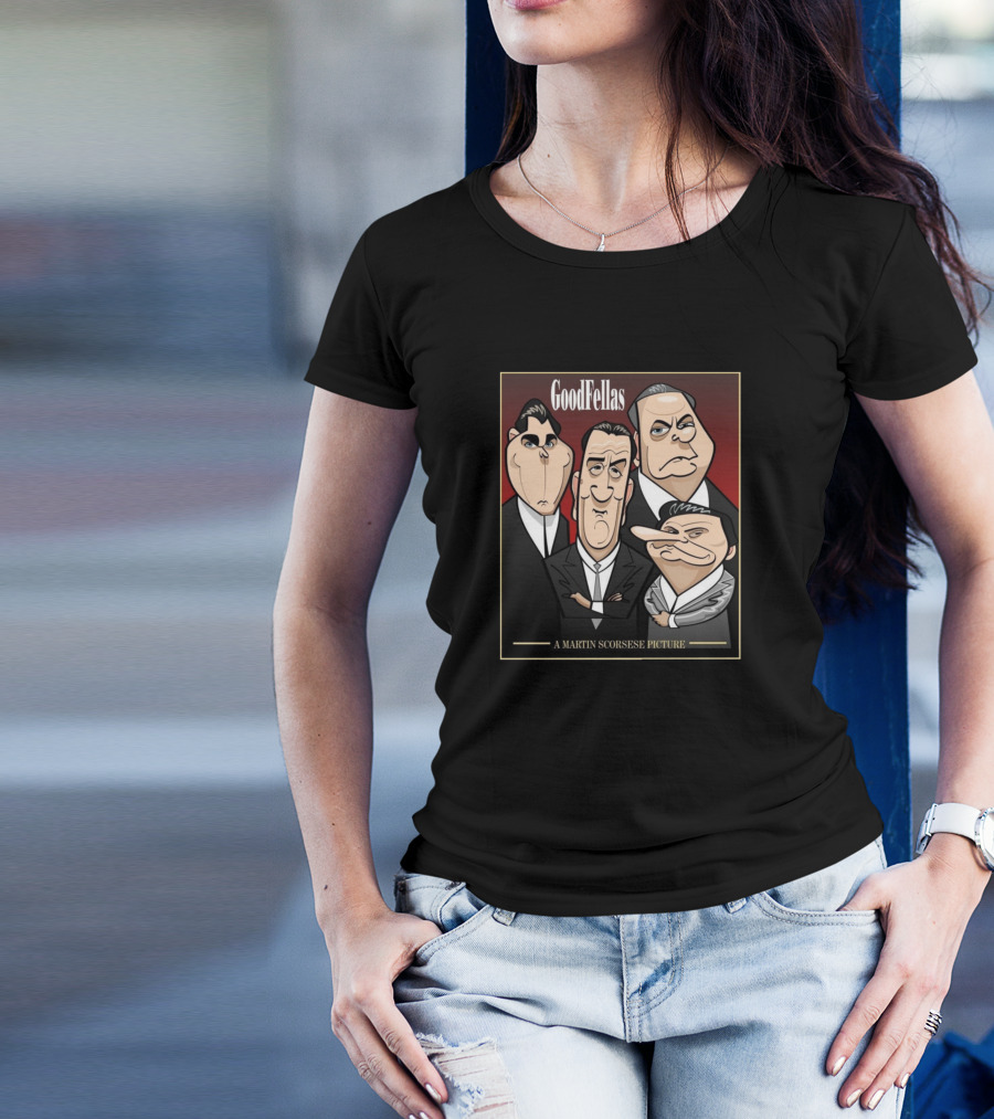 Goodfellas A Martin Scorsese Picture Caricature Characters T-Shirt