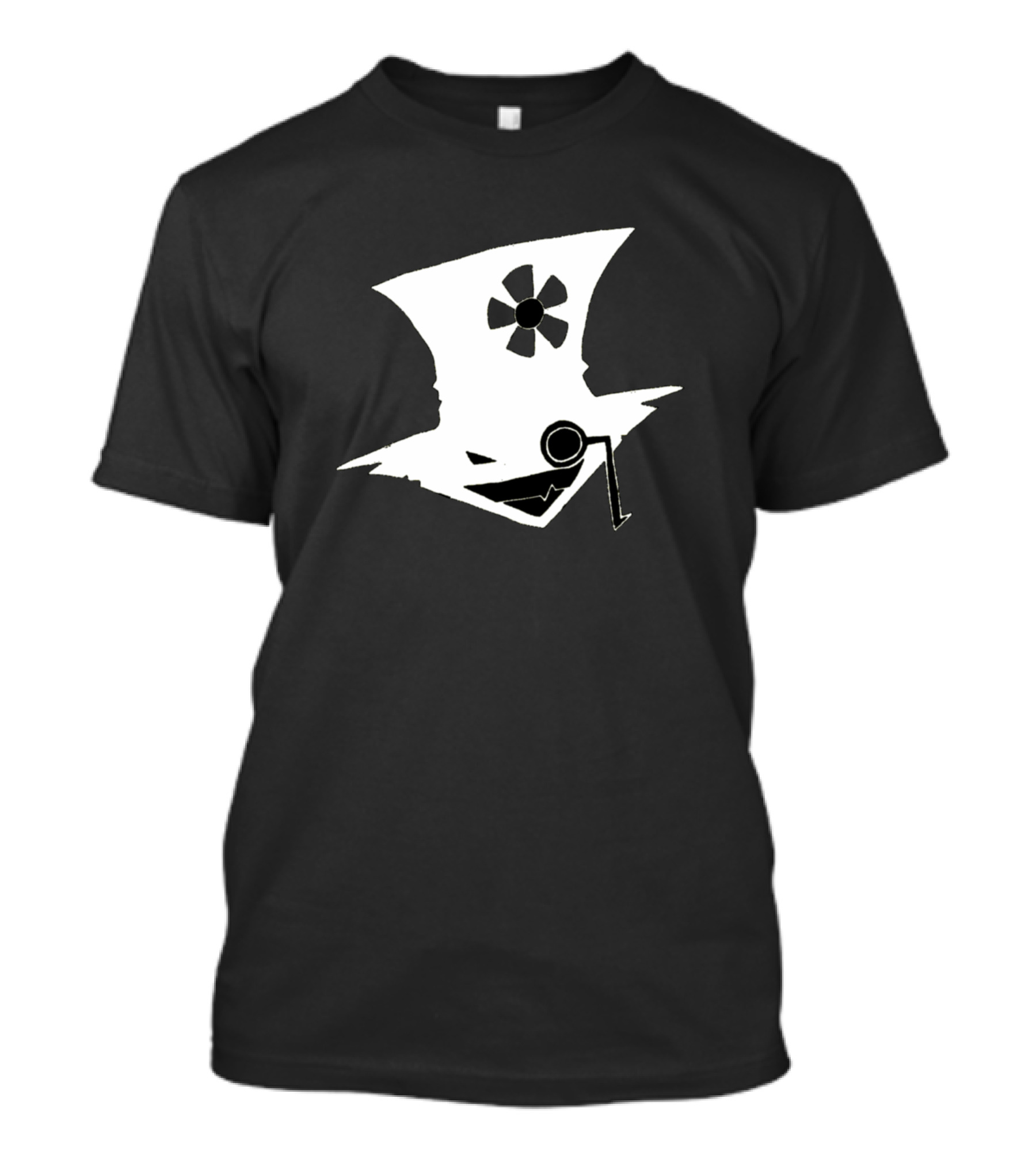 Gremlin Graphix Mad Hatter Icon With Flower Hat And Monocle T-Shirt