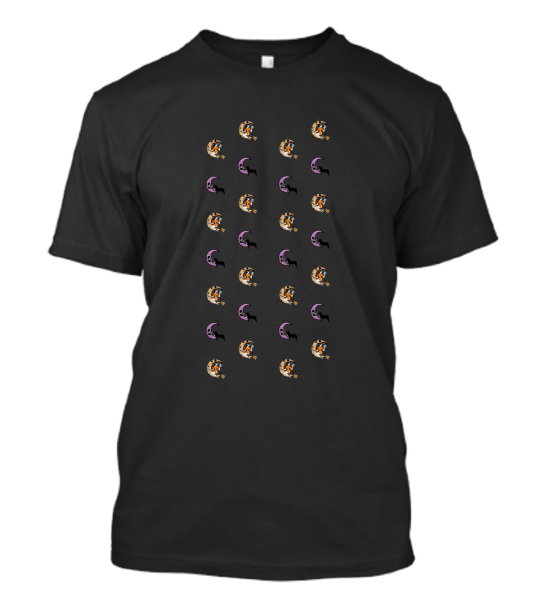 Halloween Dog Face Mask Pattern For Dog Lovers T-Shirt