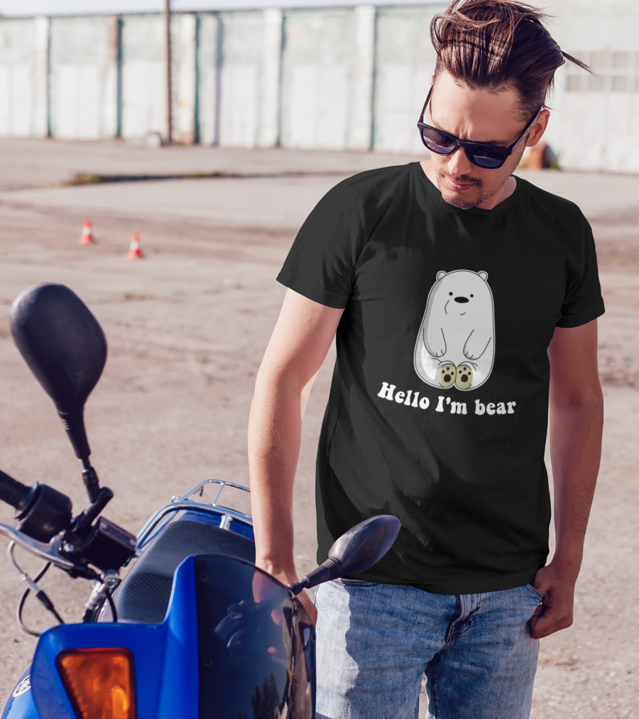 Hello I'm Bear Adorable Cartoon T-Shirt