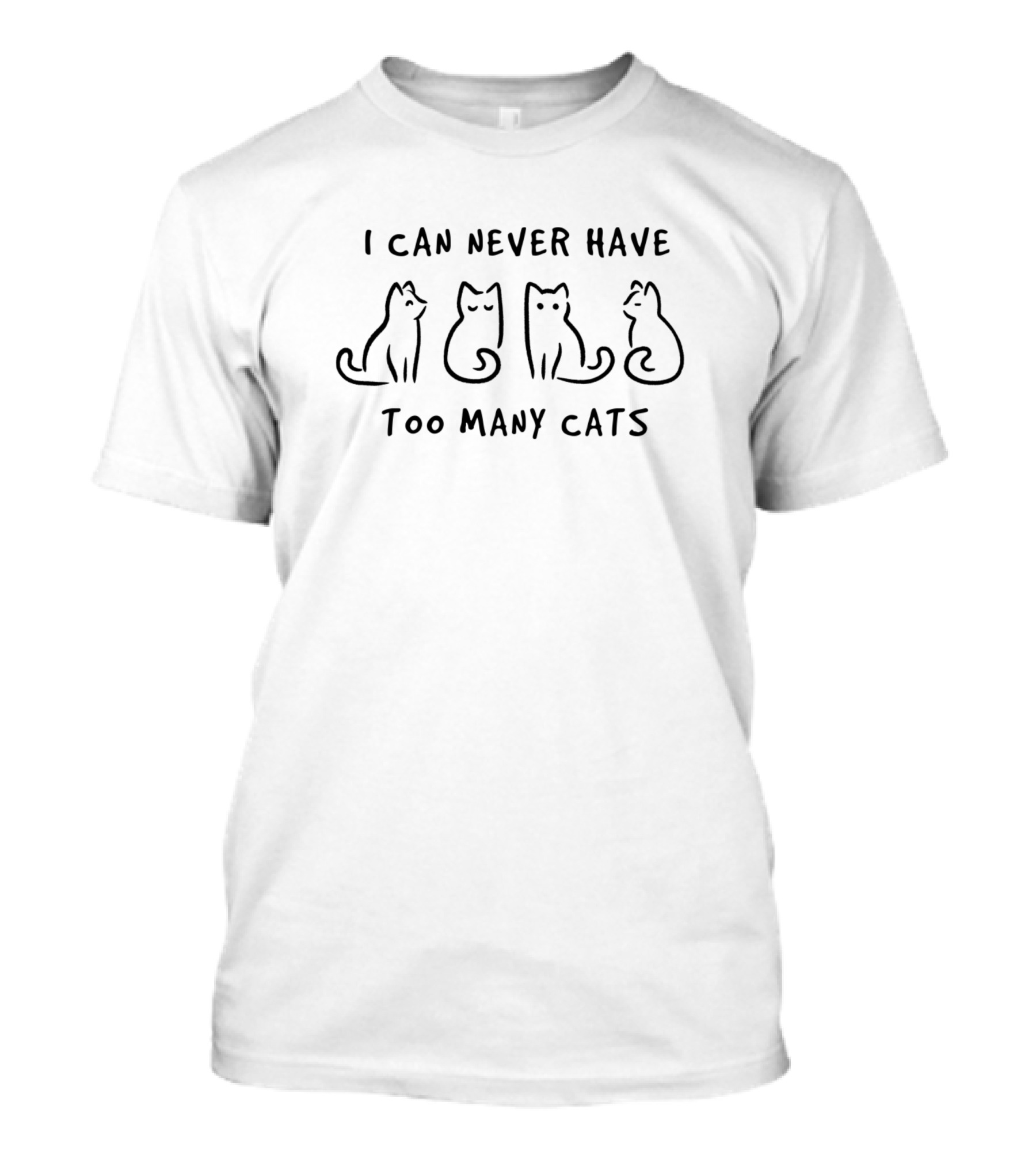 I Can Never Have Too Many Cats Sitting Together T-Shirt
