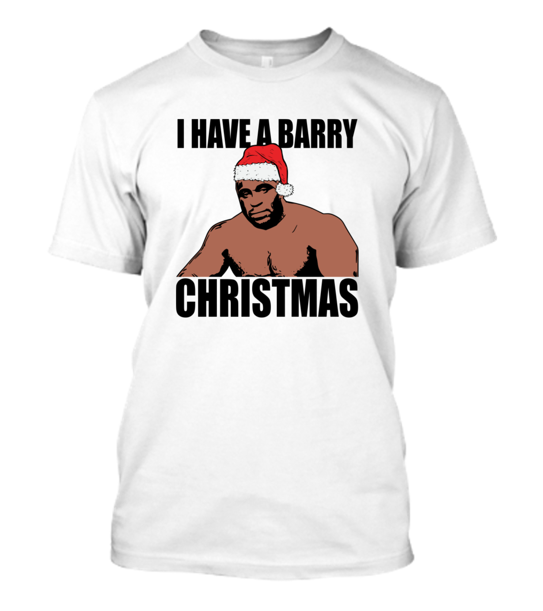 I Have A Barry Christmas Santa Hat T-Shirt