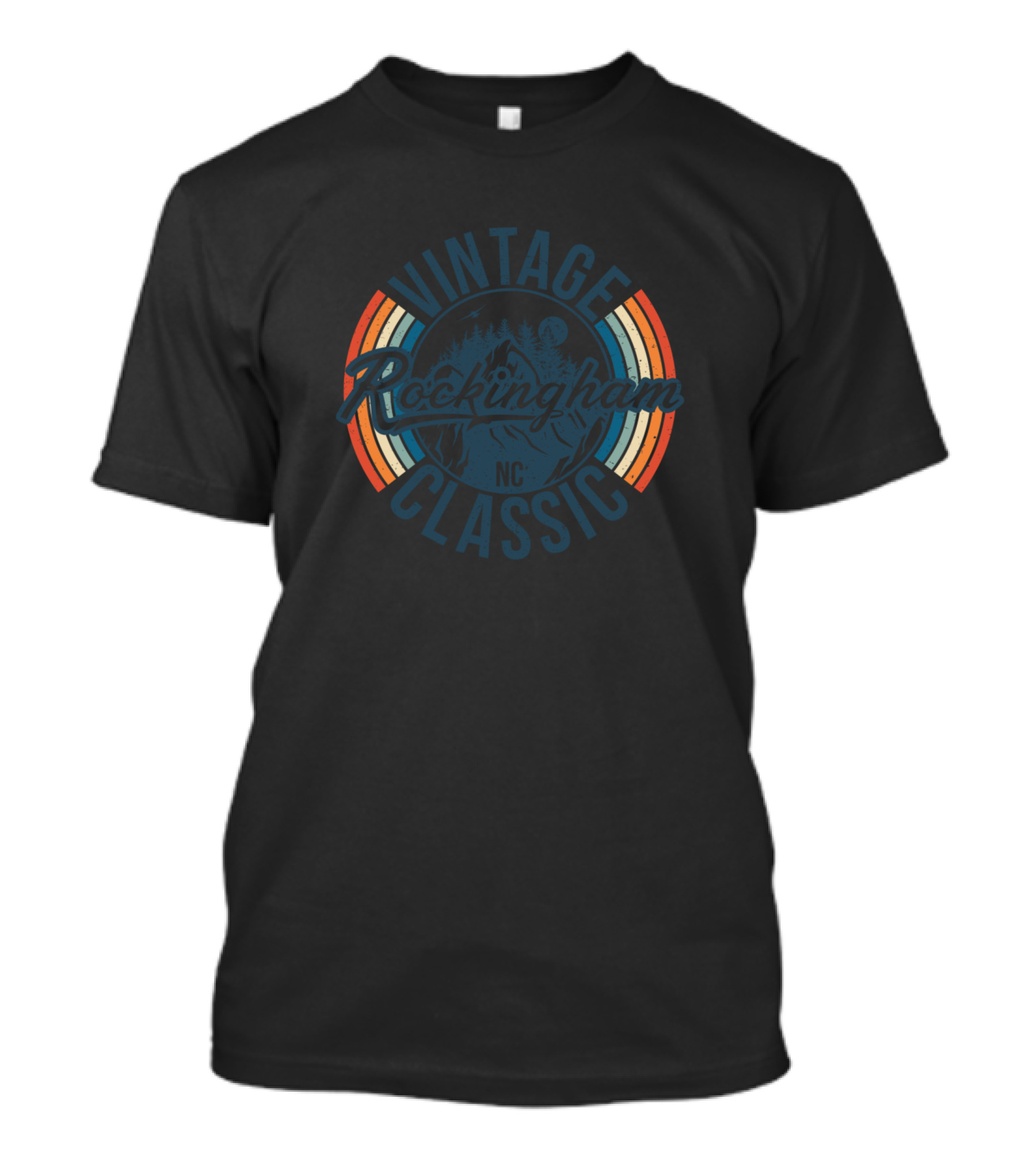 Vintage Classic Rockingham NC Retro T-Shirt