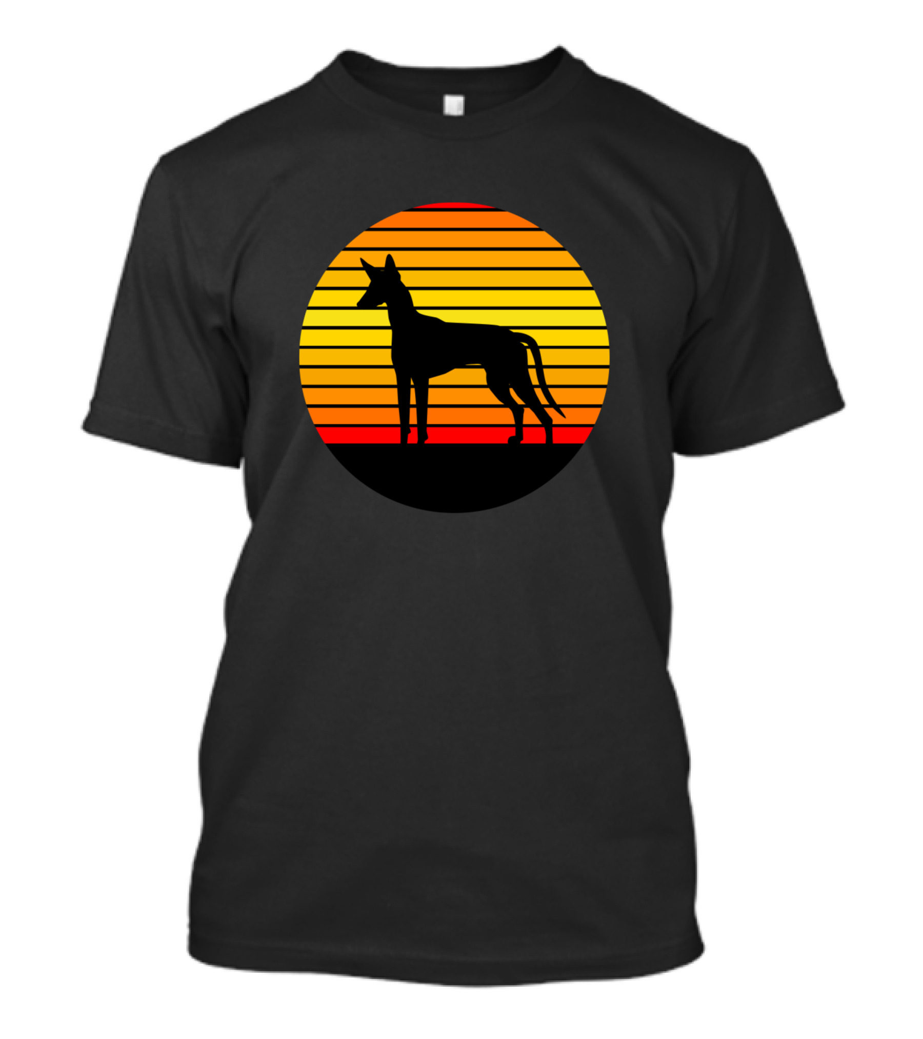 Ibizan Hound Retro Sunset T-Shirt