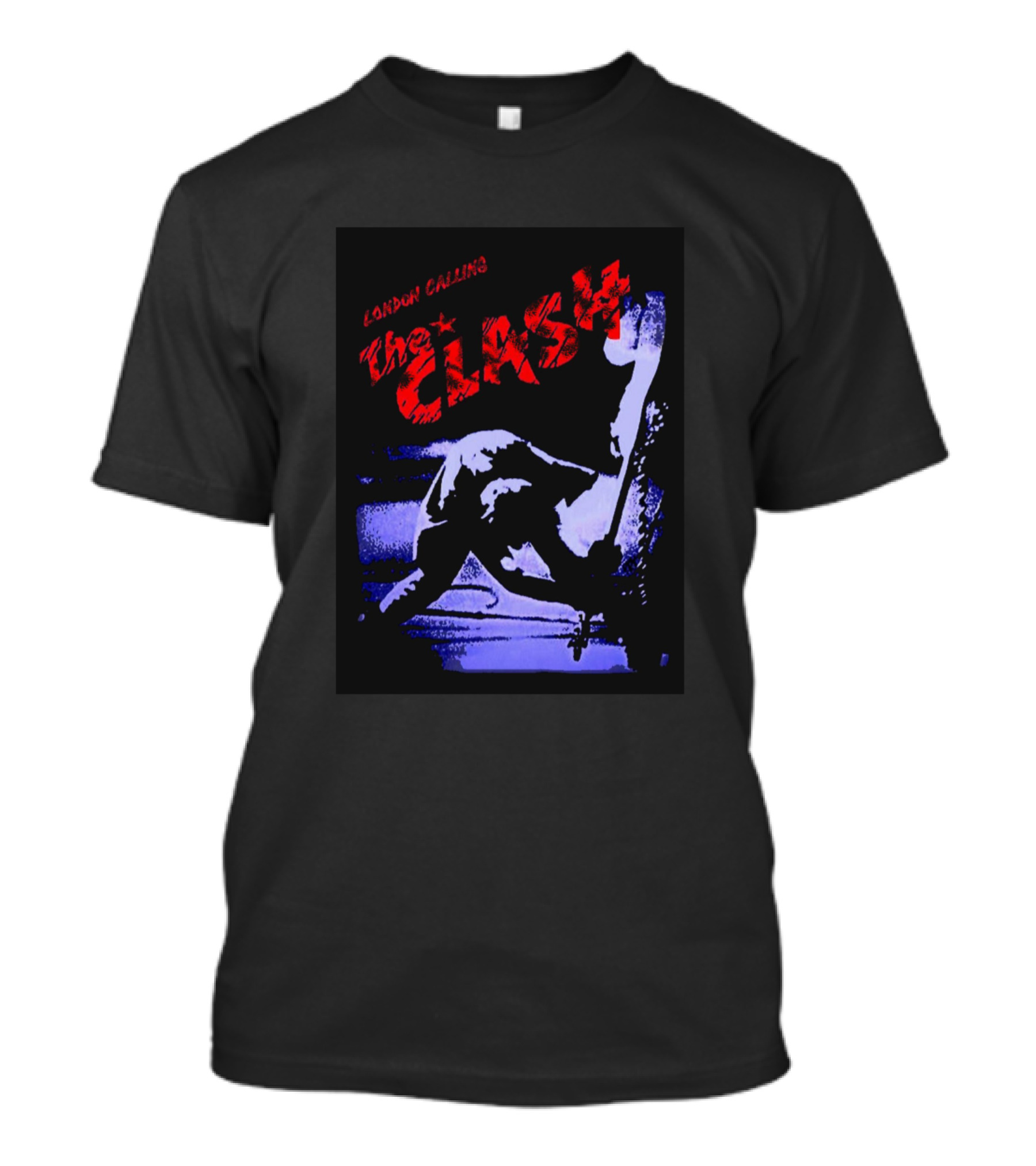 London Calling The Clash Punk Rock Album Cover T-Shirt