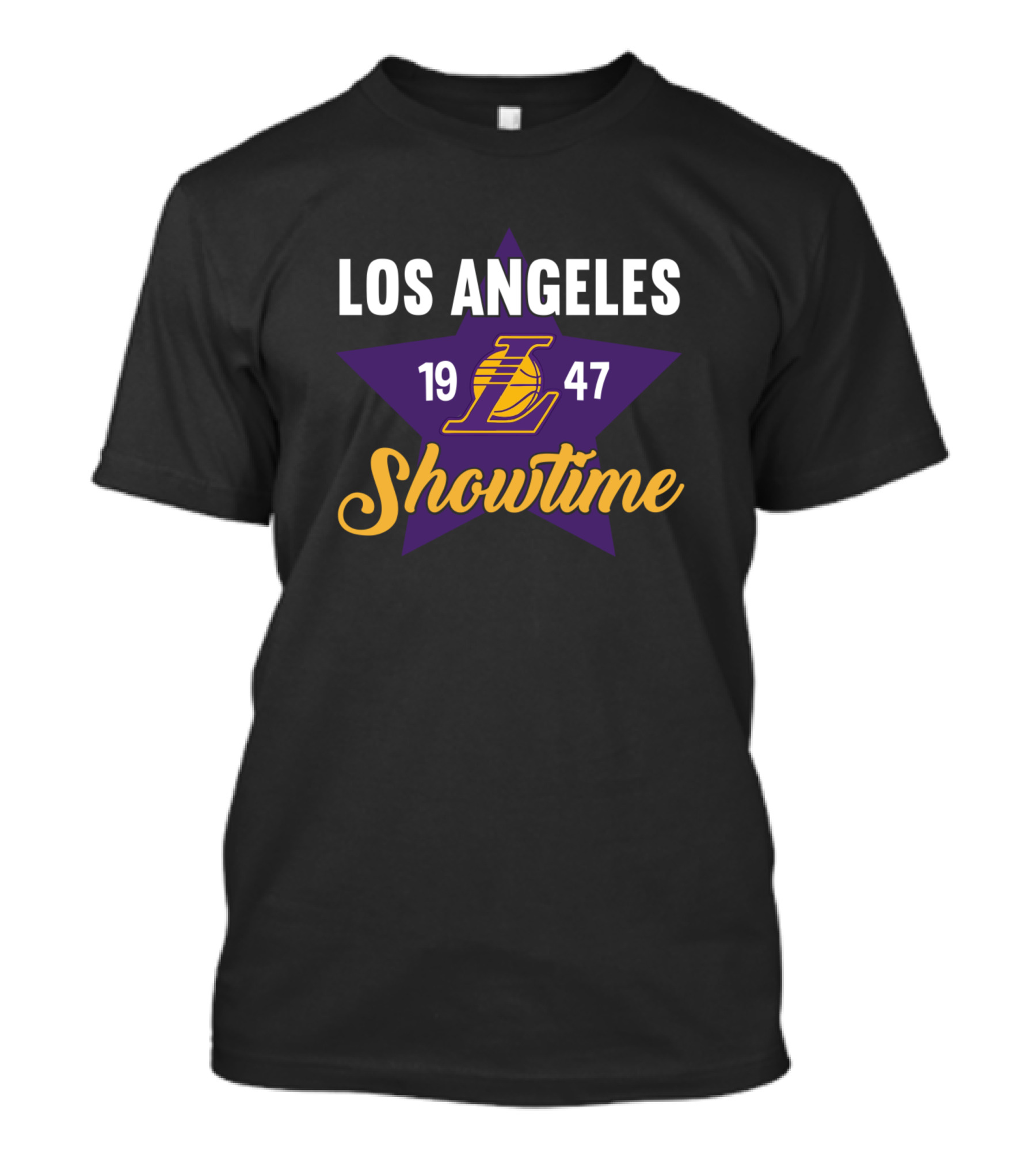 Los Angeles Lakers 1947 Showtime Star T-Shirt