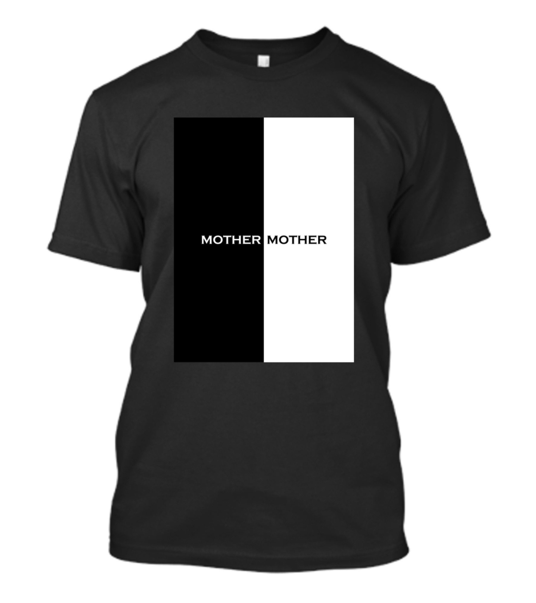 Mother Mother Band Black And White Contrast T-Shirt