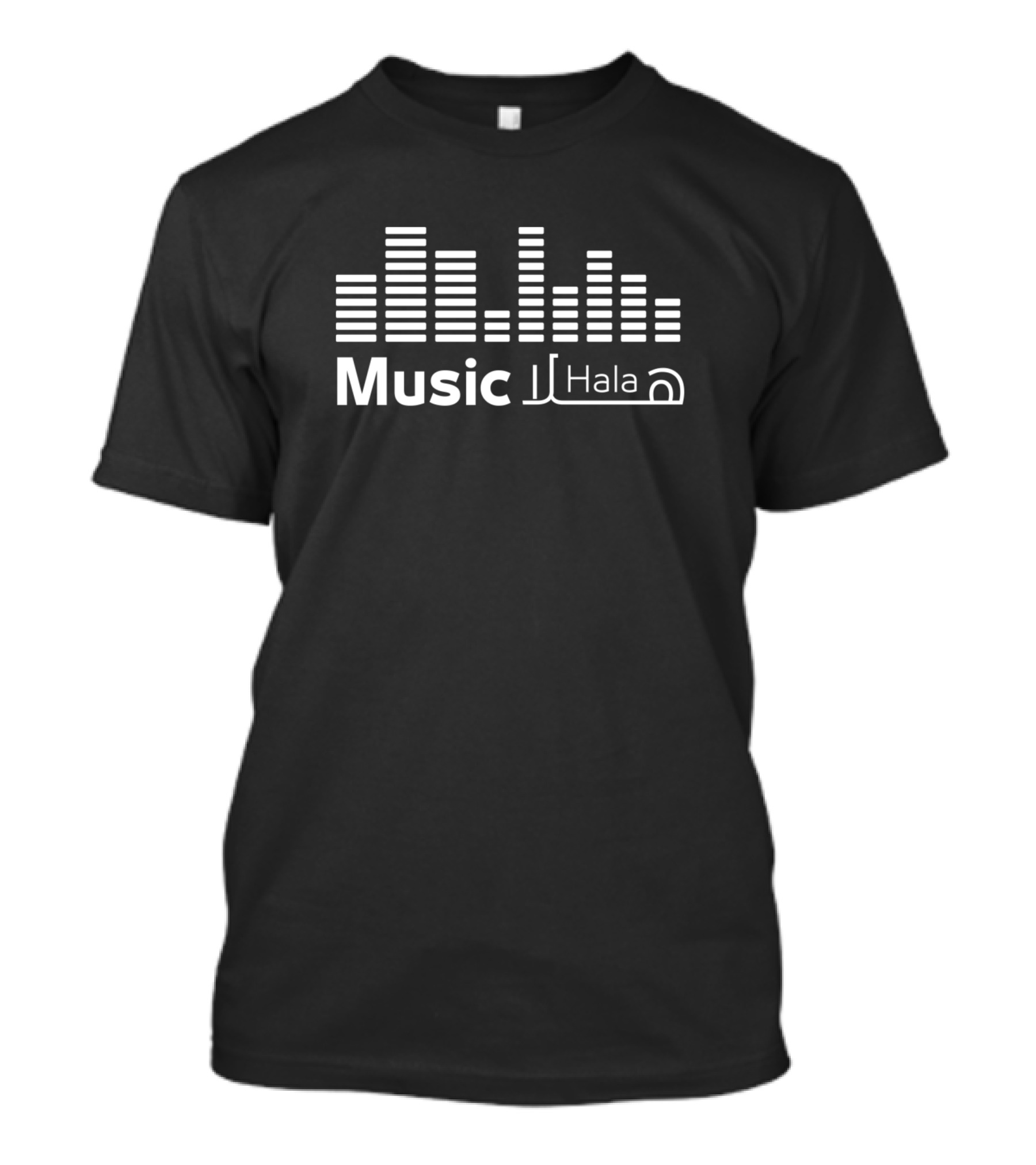 Arabic Music Hala Audio Waves T-Shirt