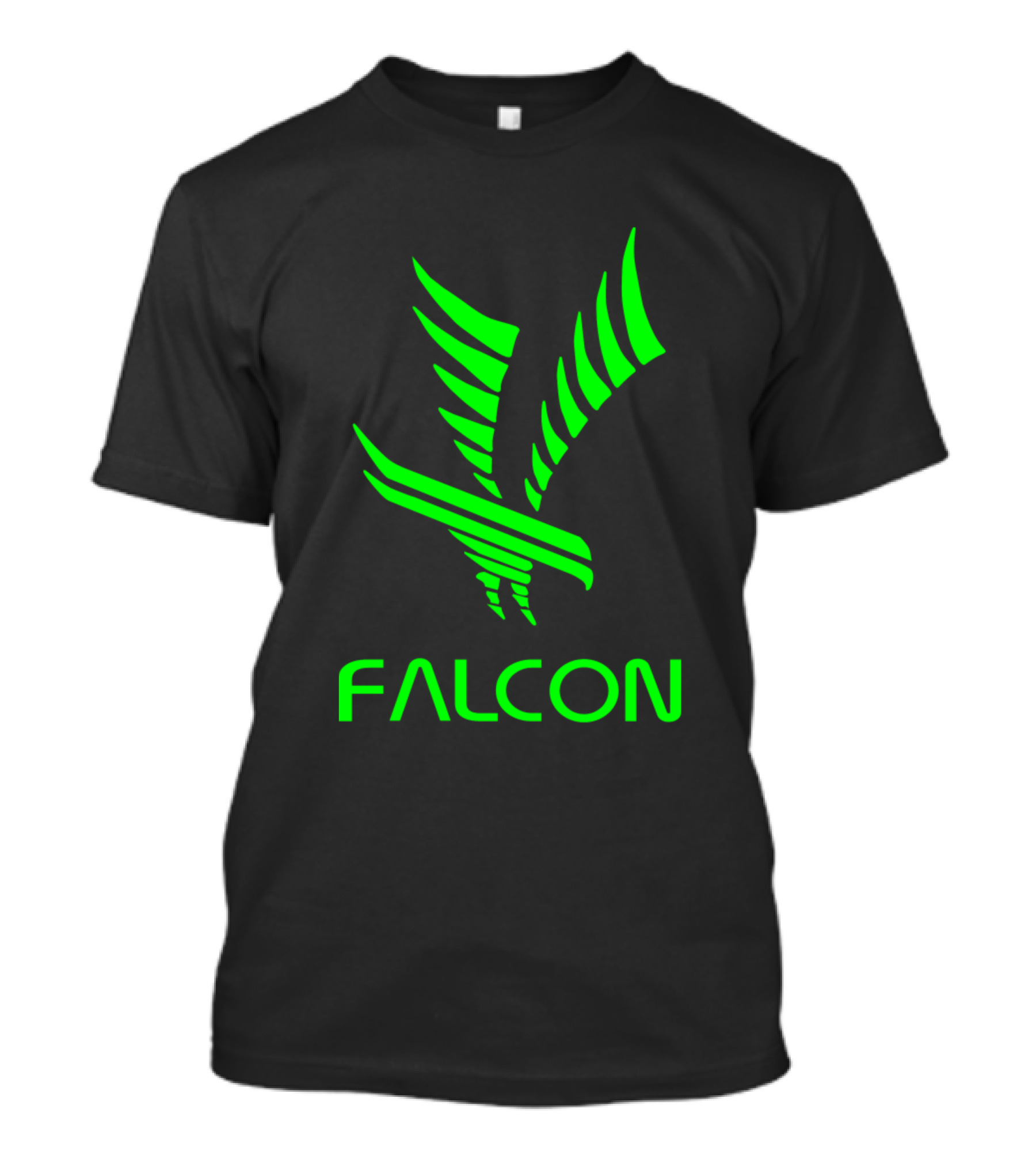 Better Than Us Falcon Neon Green Wing T-Shirt