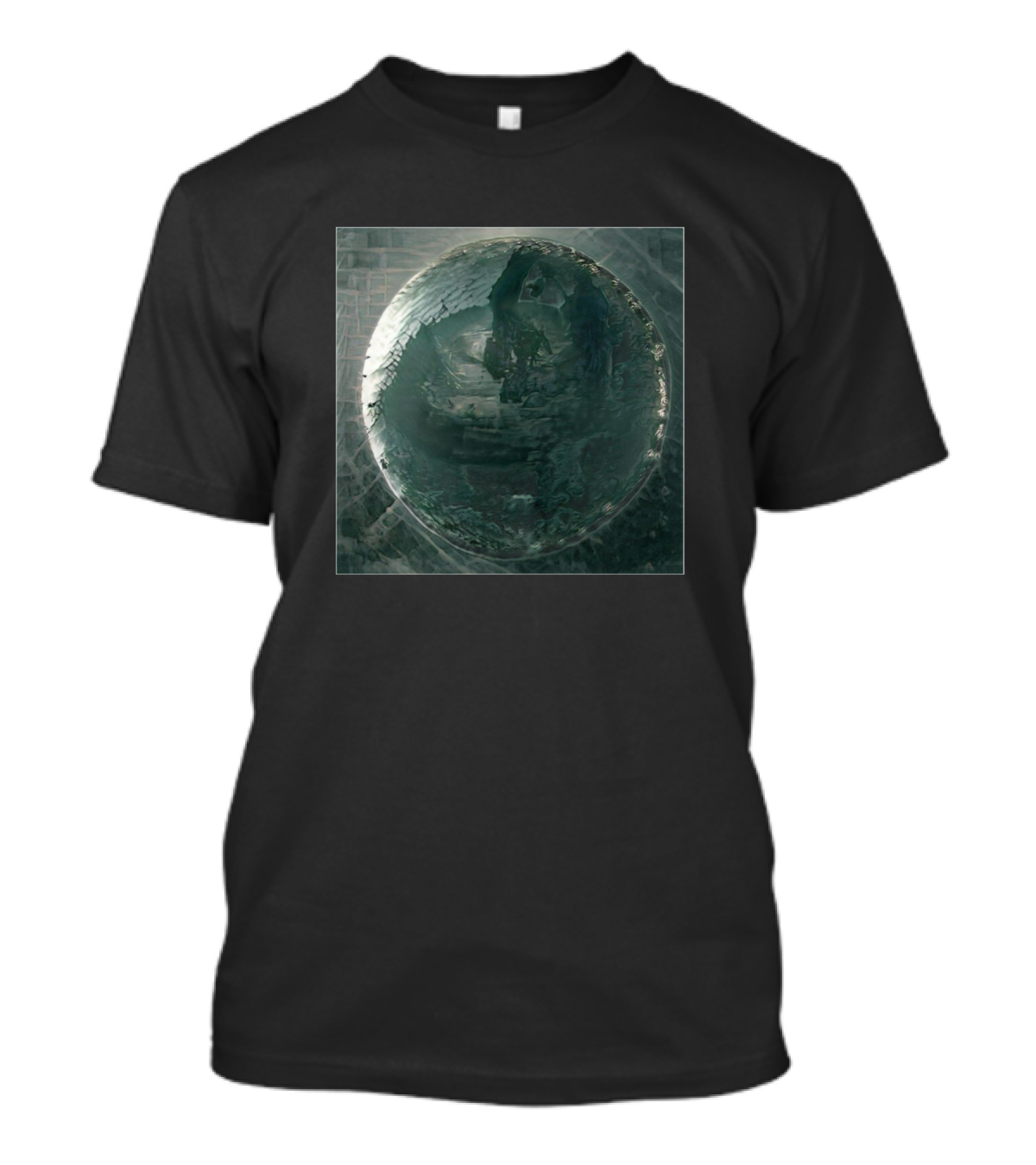 Bull Gang Marble Reflection Sphere T-Shirt