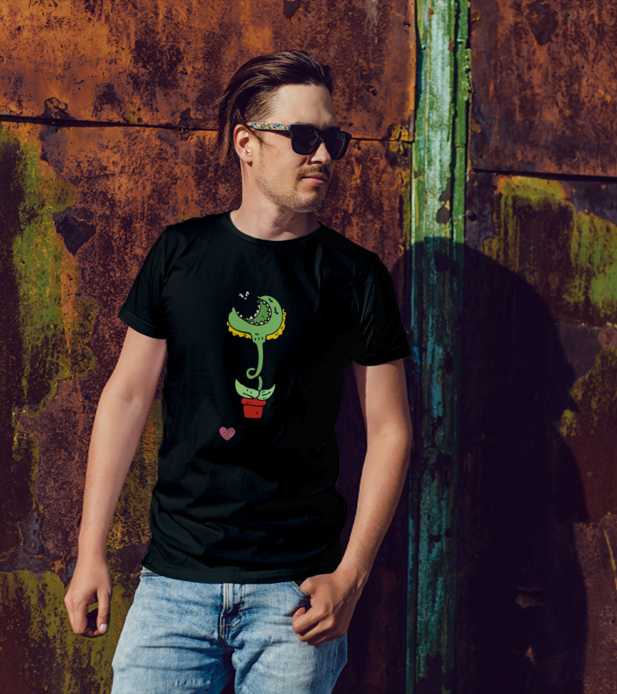 I Love Venus Fly Traps Cute Plant T-Shirt