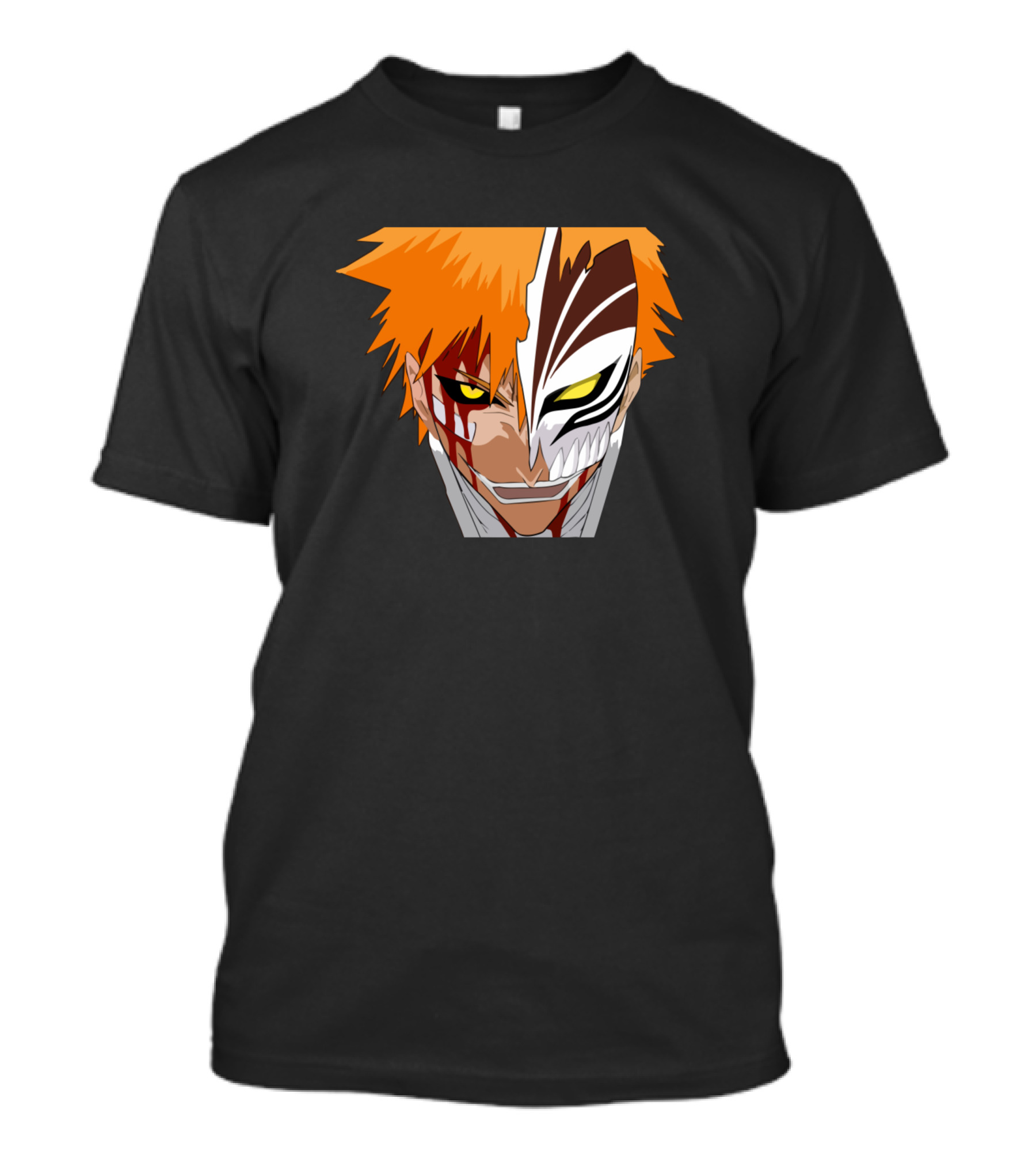 Ichigo Hollow Mask Duality Anime Character T-Shirt