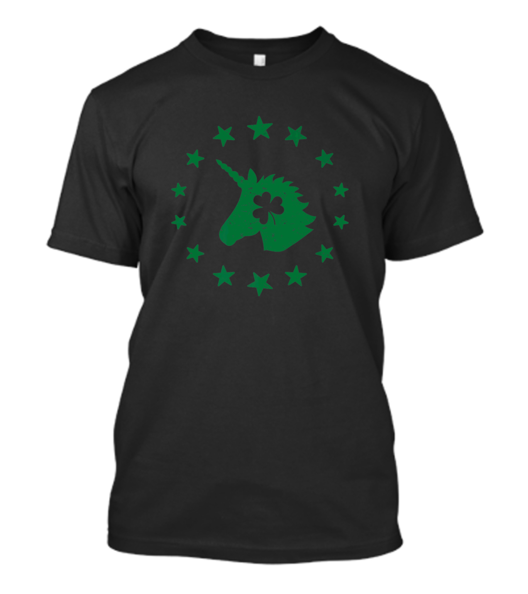 Irish Unicorn All Star Clover St Patricks Day T-Shirt