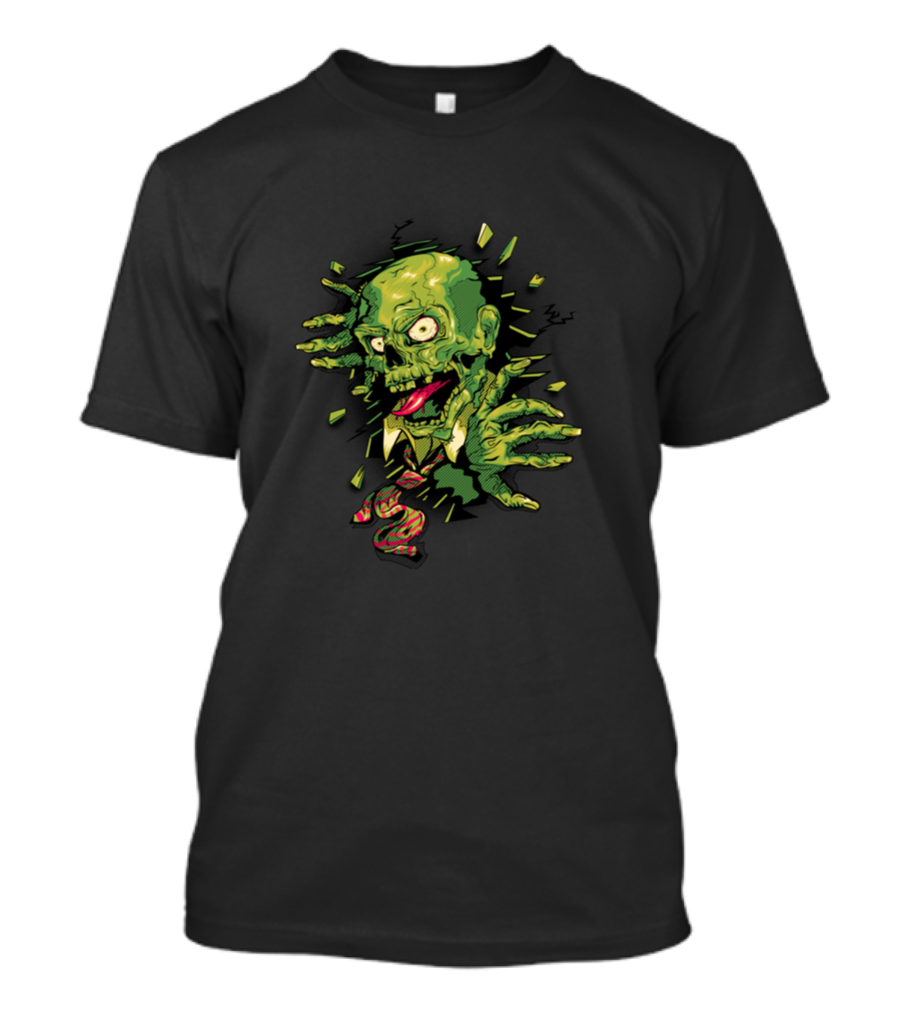 Its Toxic Zombie Burst Green Monster T-Shirt