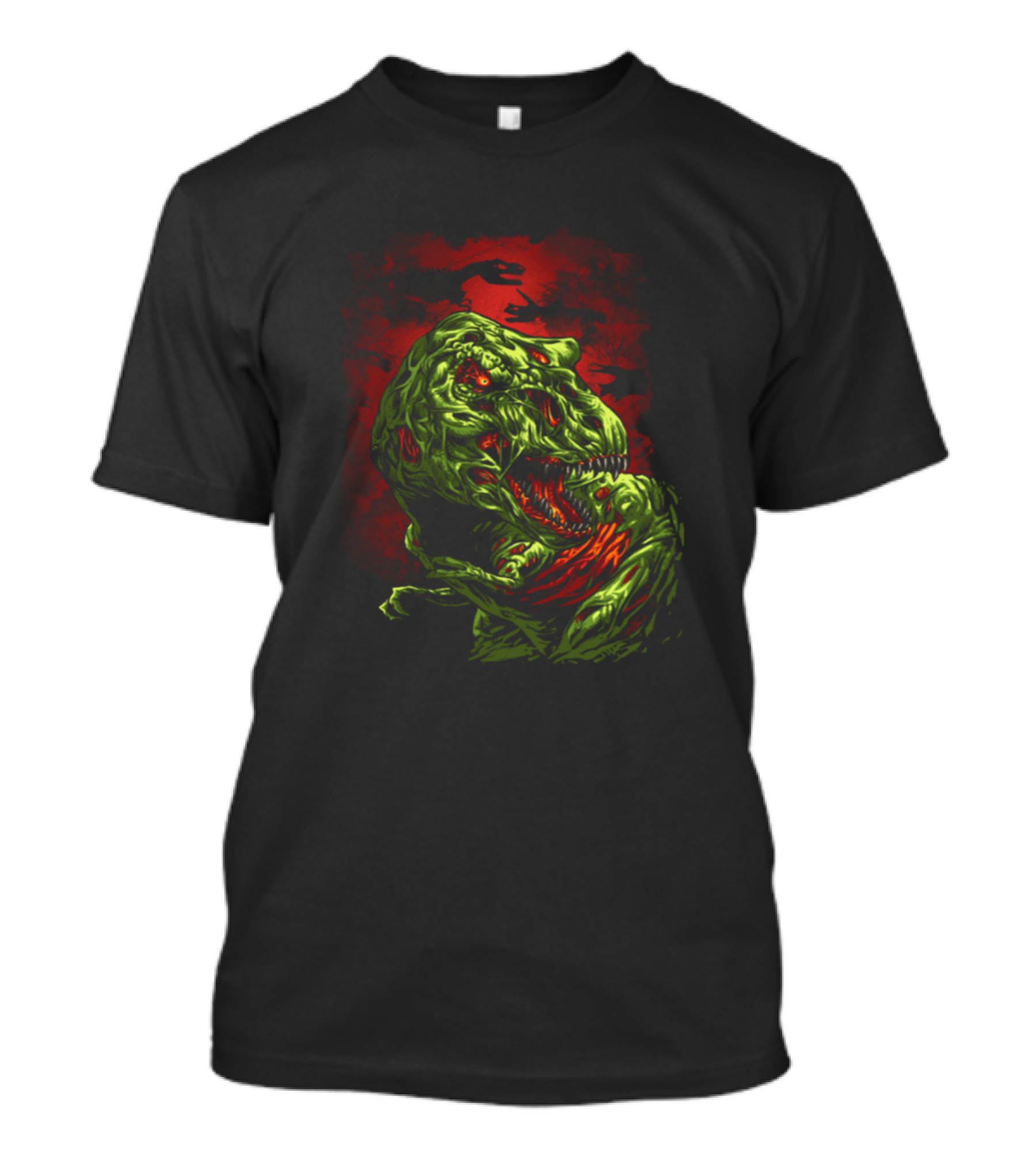Jurrasic Zombie Dinosaur T-Rex Undead Monster T-Shirt