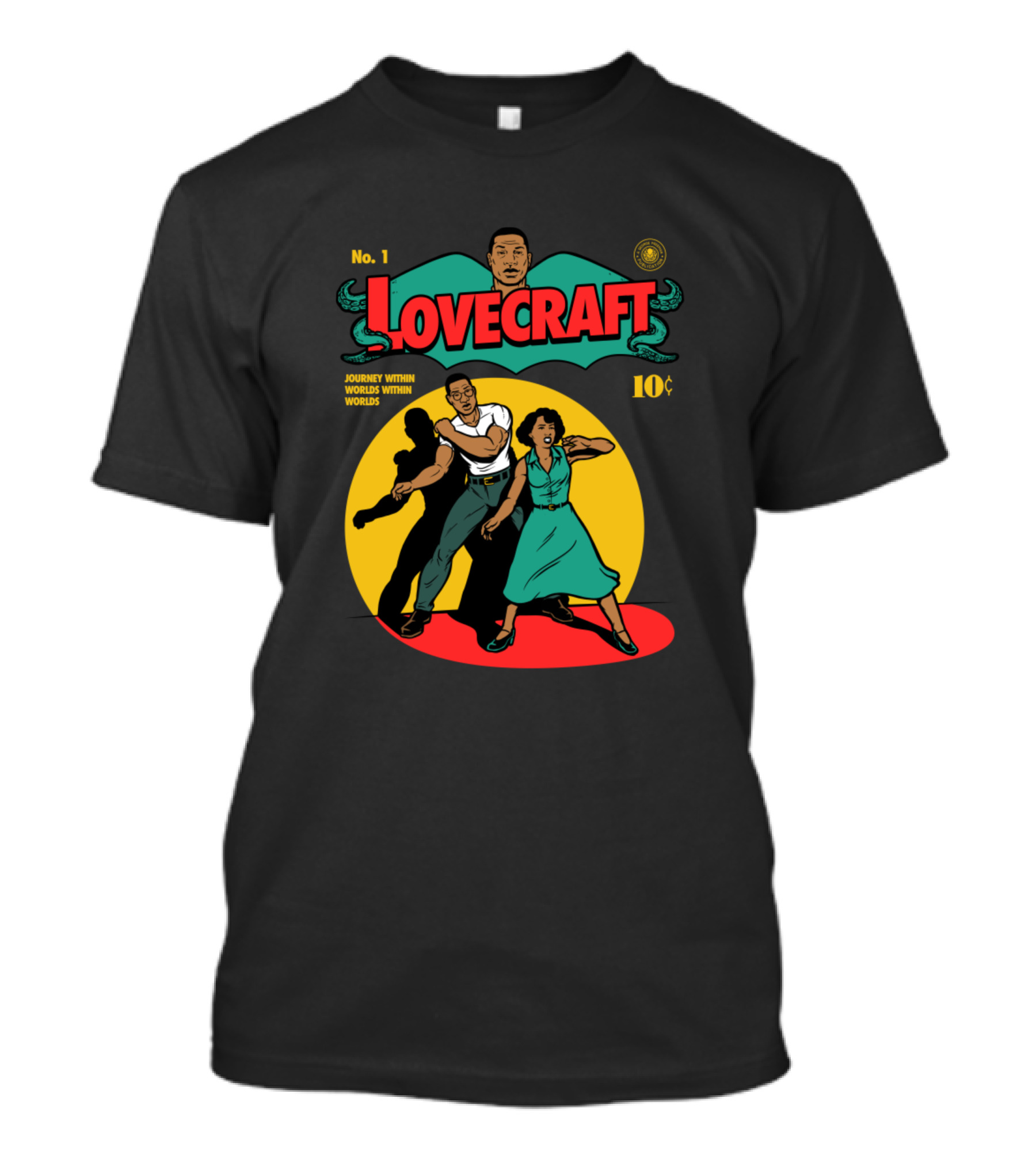 No. 1 Lovecraft Journey Within Worlds Within Worlds 10¢ T-Shirt