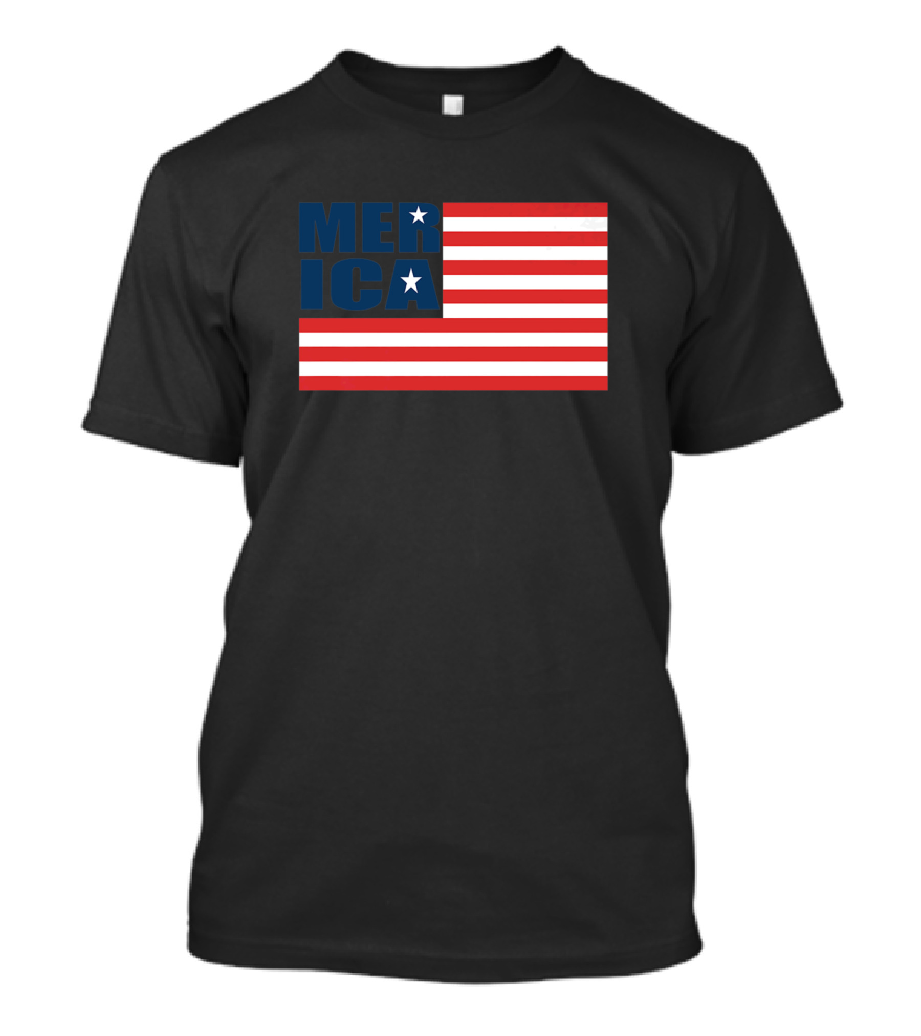 Merica USA American Flag Patriotic 4th Of July T-Shirt