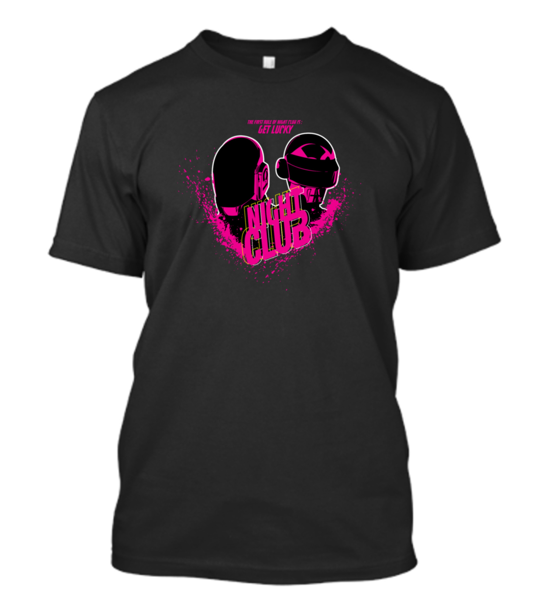 Get Lucky Night Club Helmets T-Shirt
