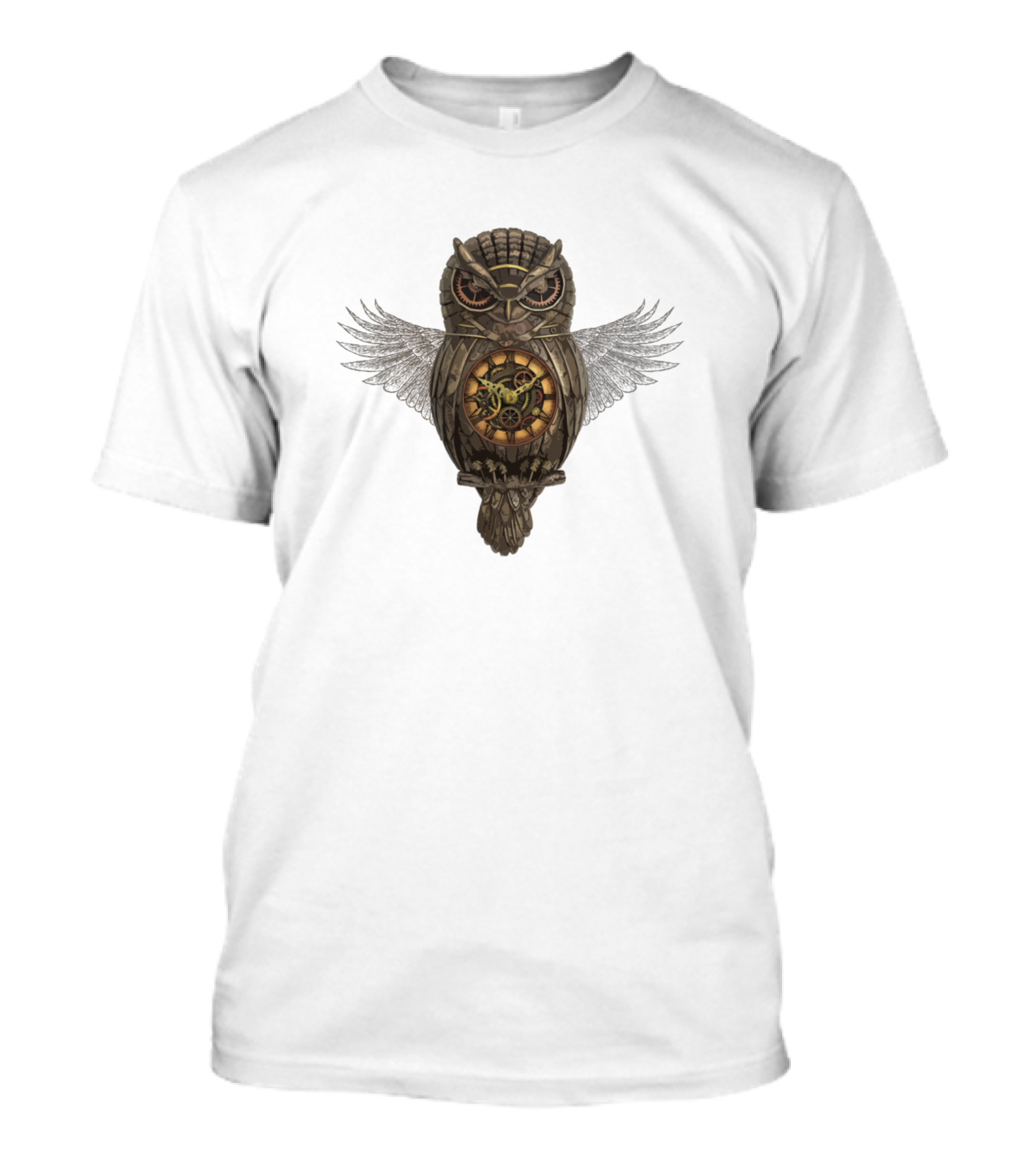 Owl Birds Stay Special Clockwork Wings T-Shirt