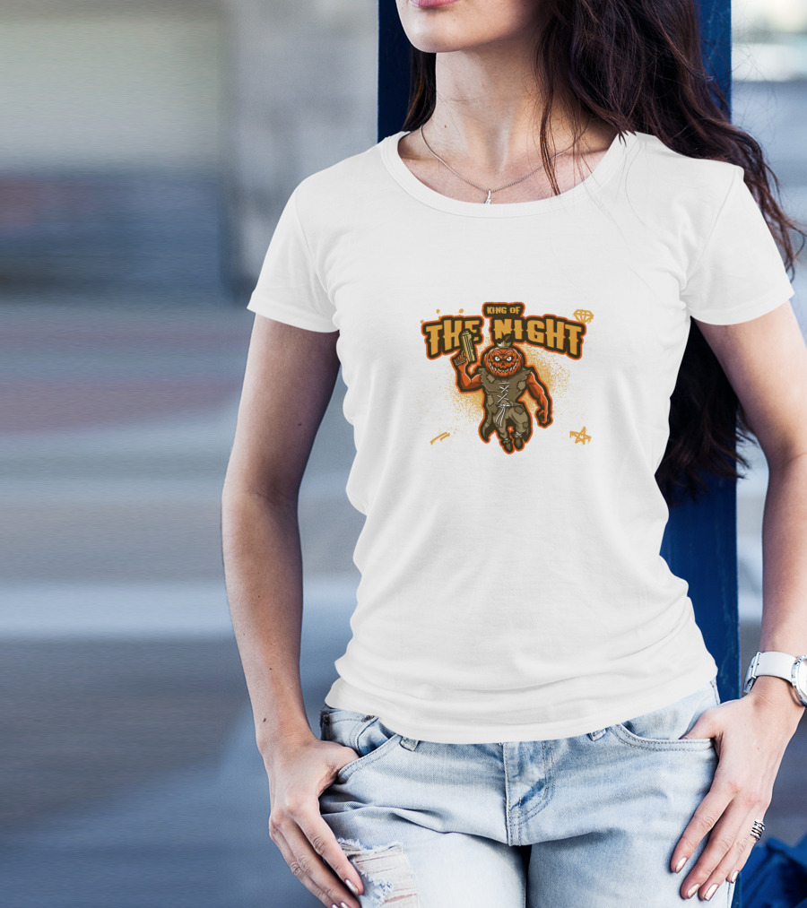 King Of The Night Pumpkin Costume Halloween T-Shirt