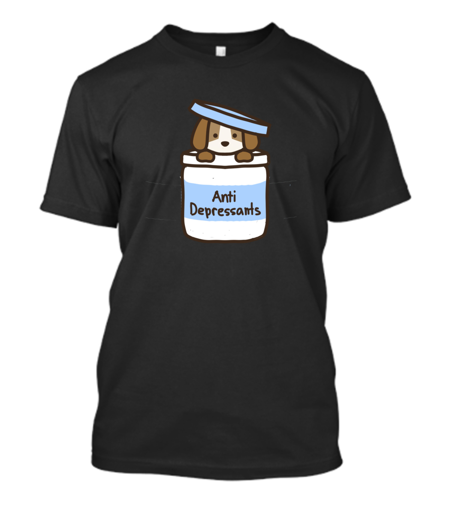Anti Depressants Dog In A Jar T-Shirt