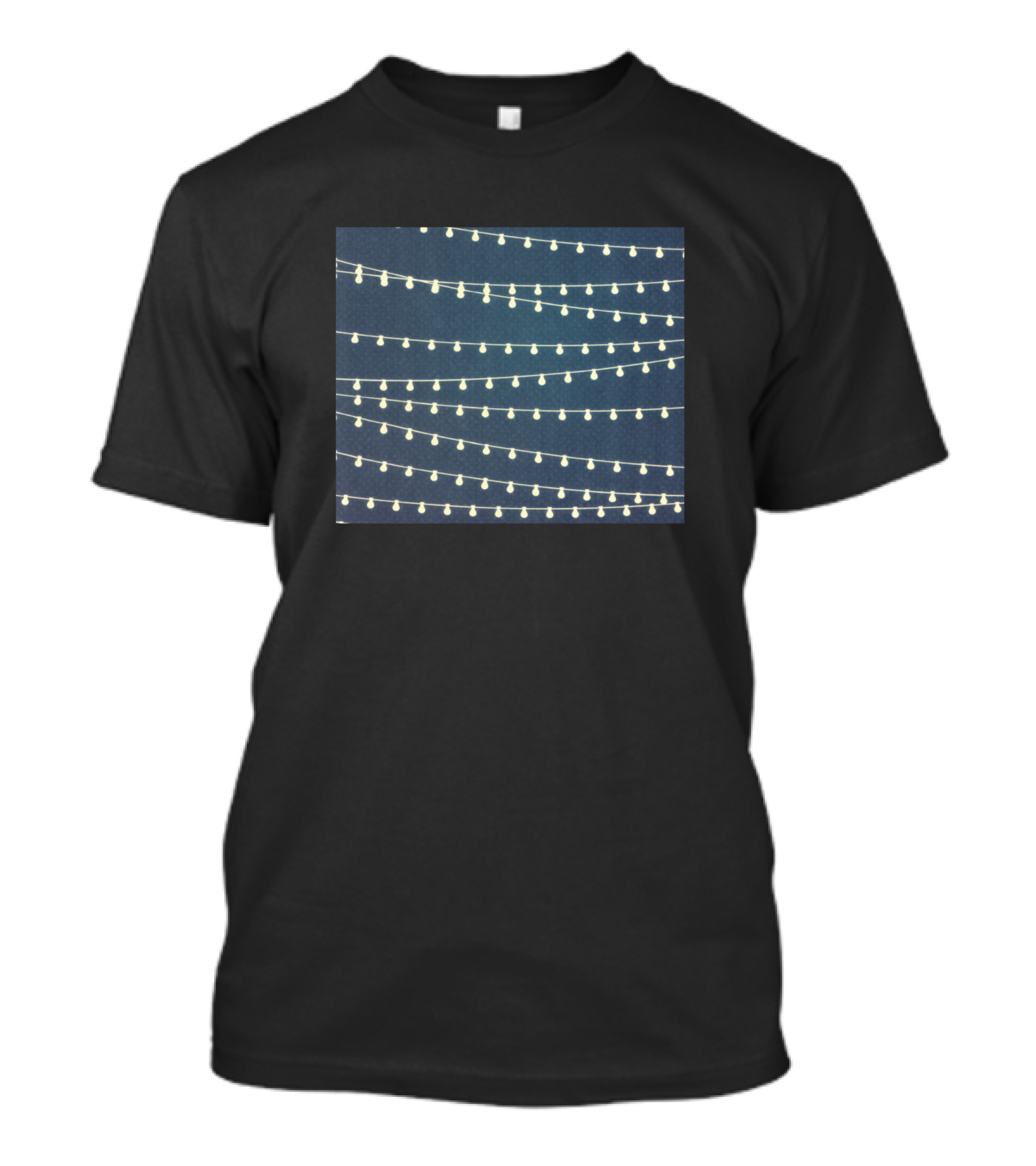 Festive Happy String Lights T-Shirt