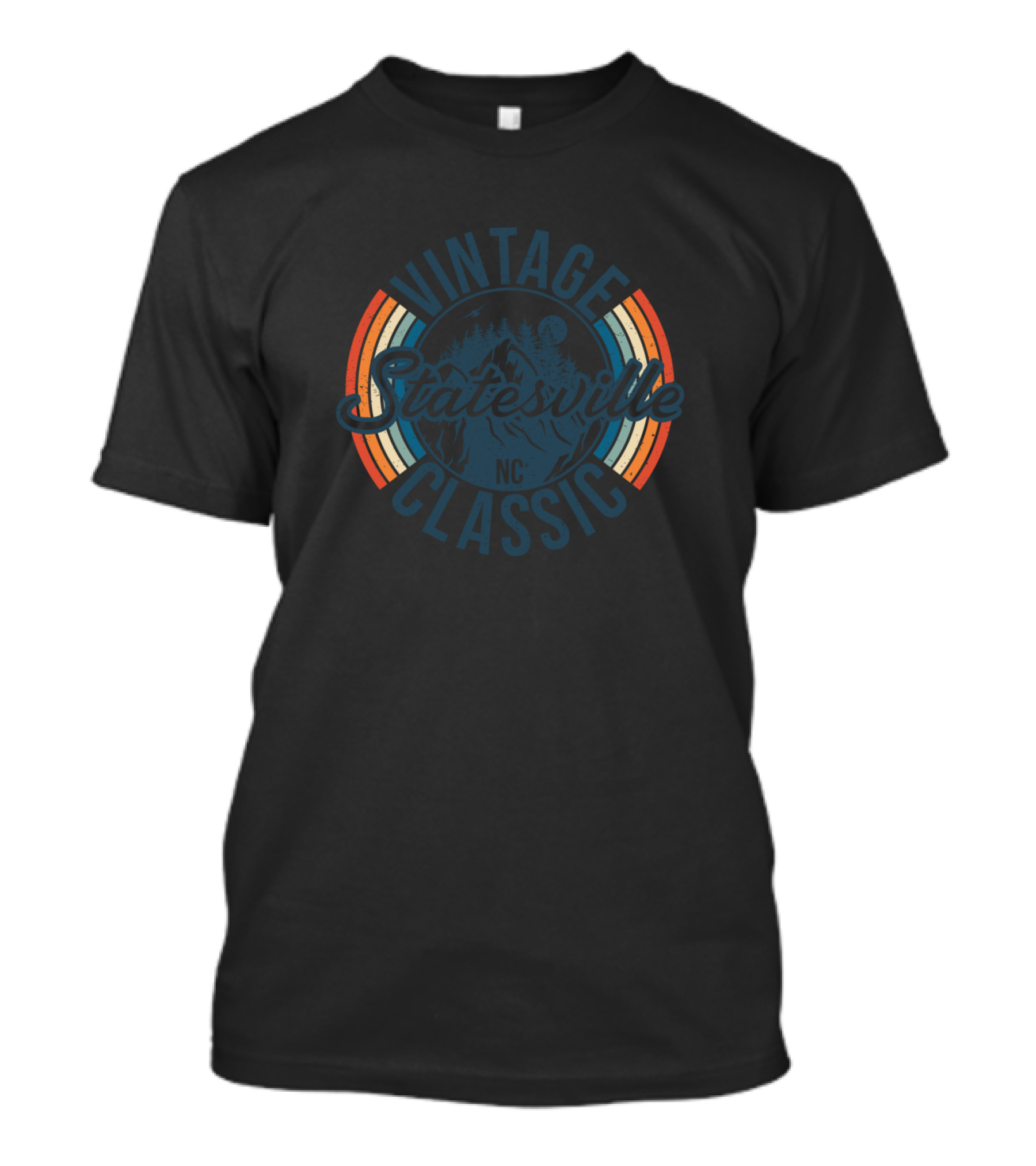 Vintage Classic Statesville NC Retro Vintage College T-Shirt