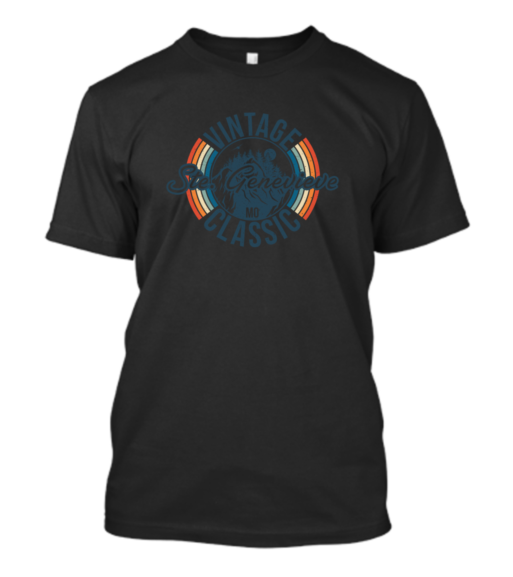 Vintage Ste Genevieve Missouri MO Classic Retro T-Shirt