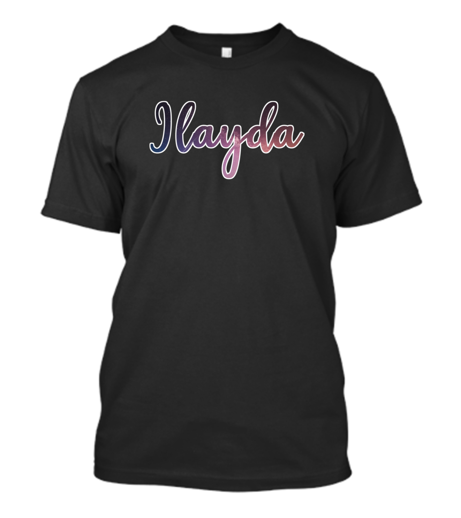 Ilayda Galaxy Lettering T-Shirt