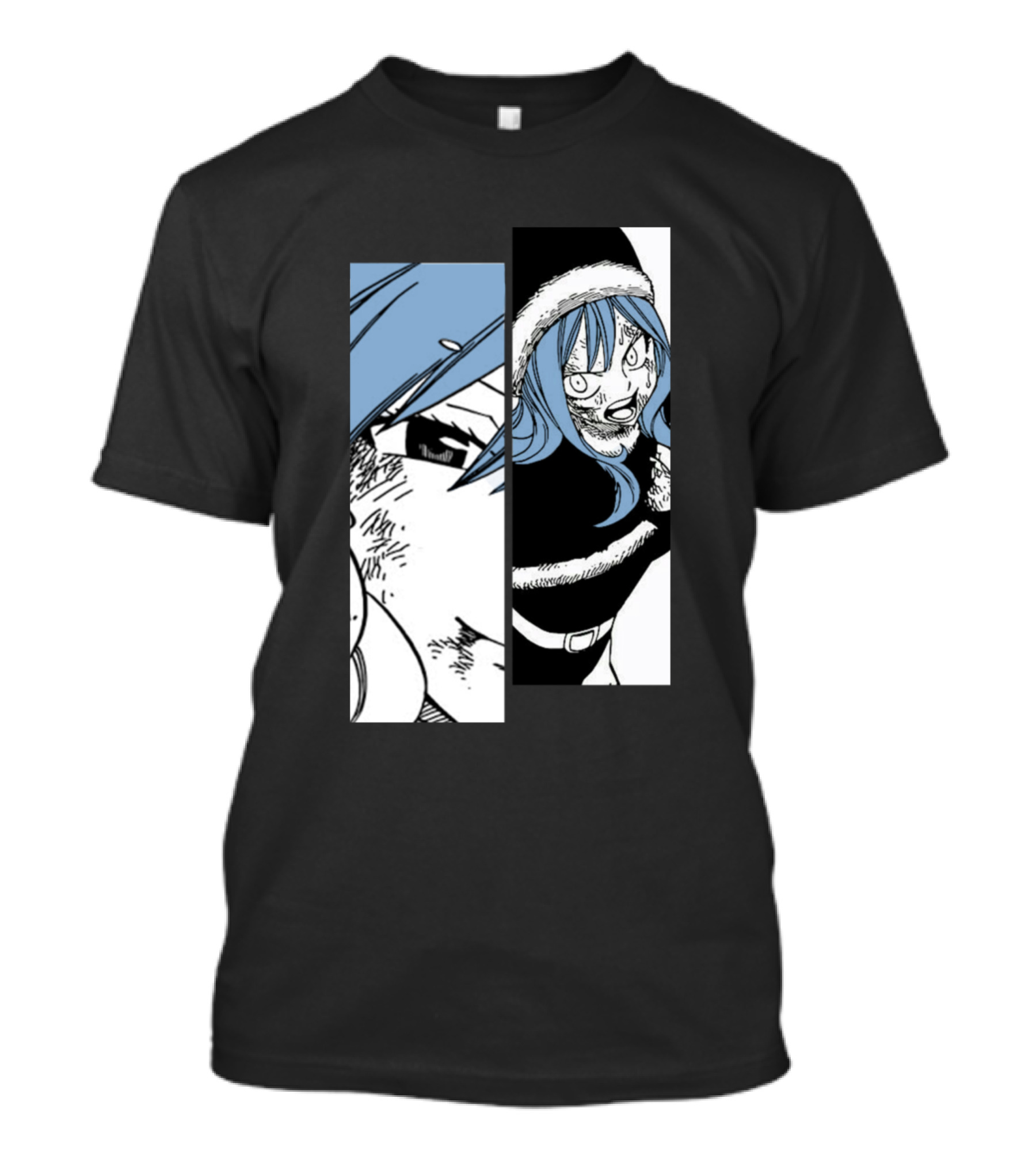 Juvia Lockser Manga Split Panels T-Shirt