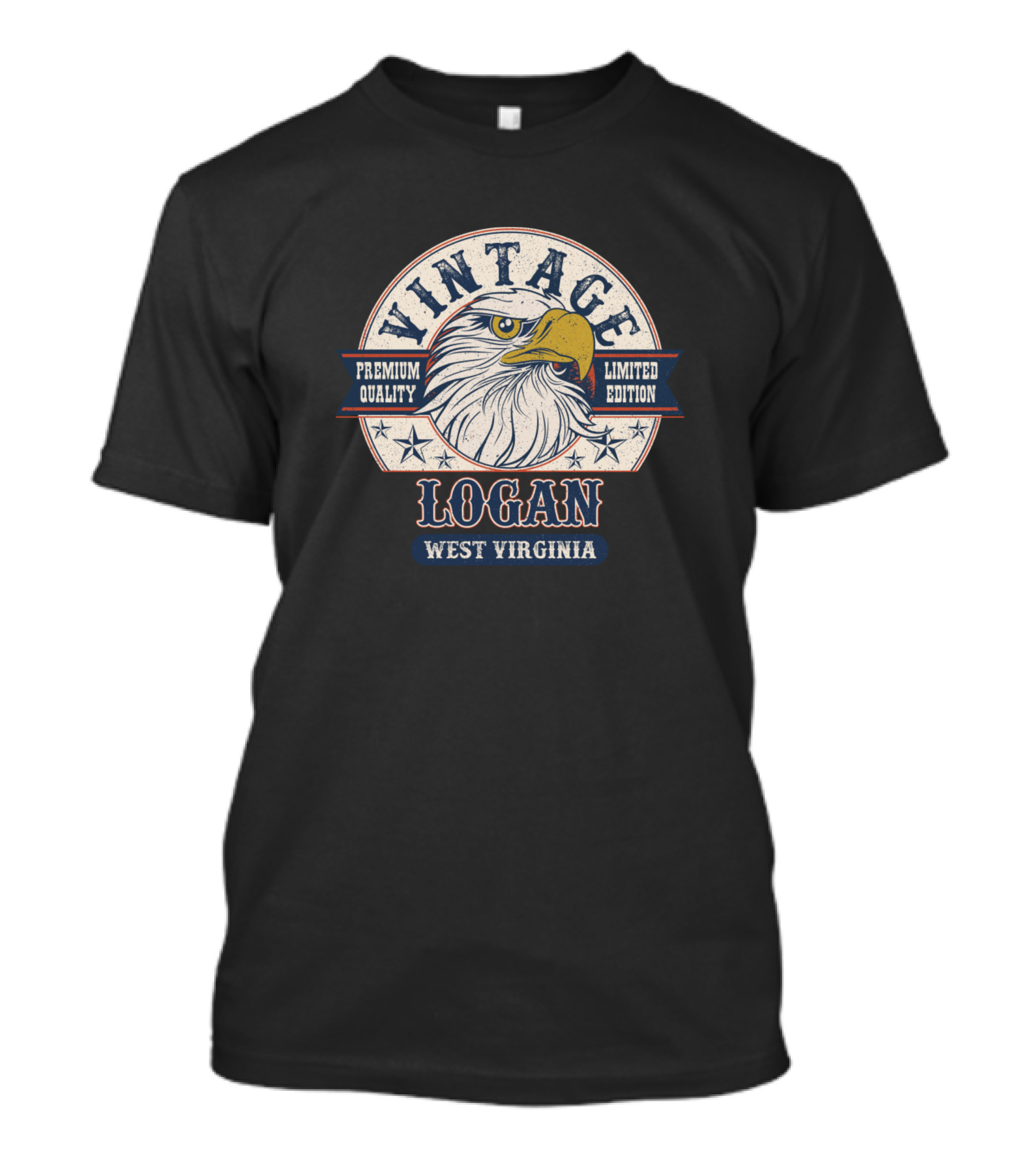 Vintage Logan West Virginia Eagle T-Shirt