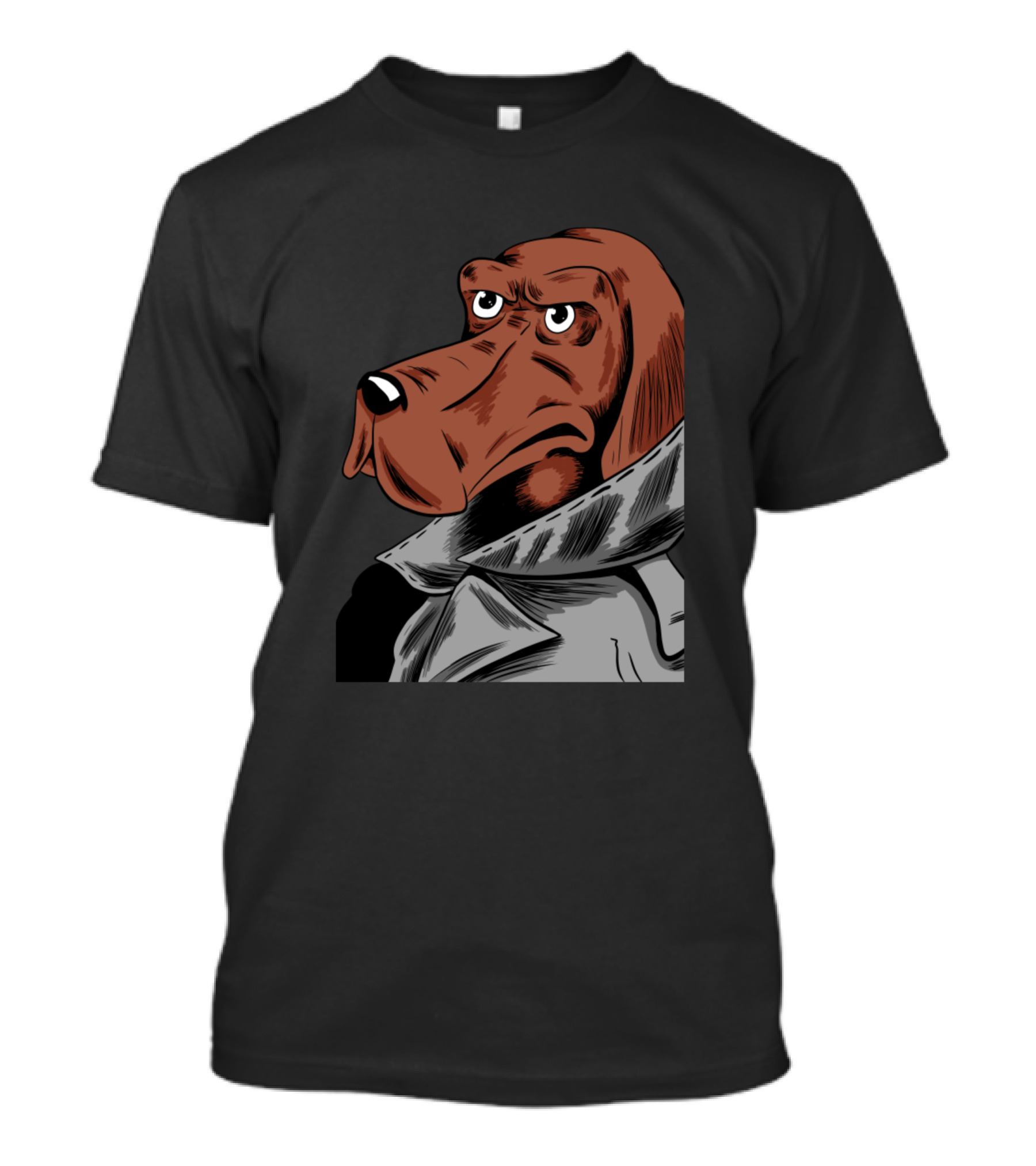 Mcgruff The Crime Dog Retro Illustration Iconic Trench Coat T-Shirt