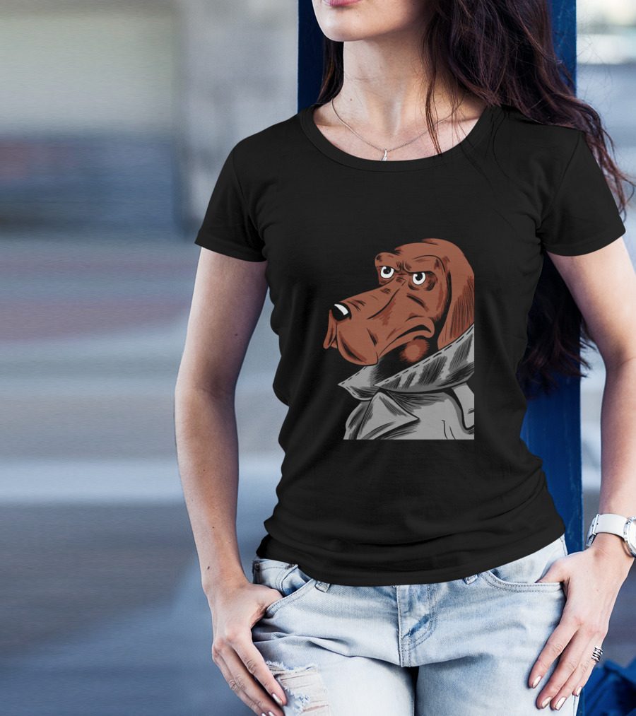 Mcgruff The Crime Dog Retro Illustration Iconic Trench Coat T-Shirt