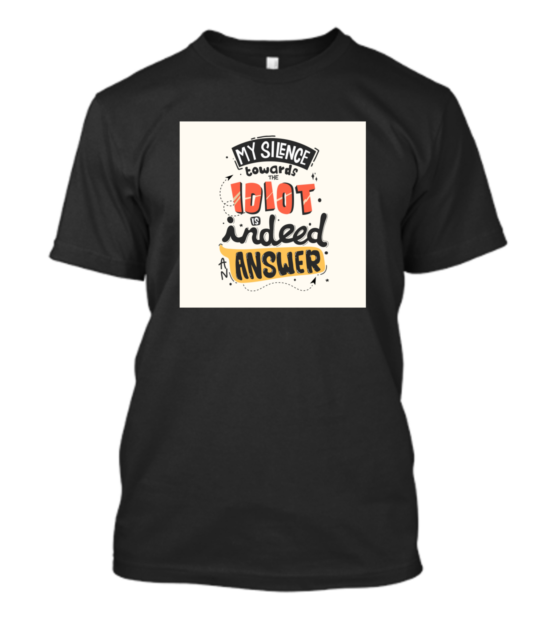 My Silence Towards The Idiot Is Indeed An Answer T-Shirt