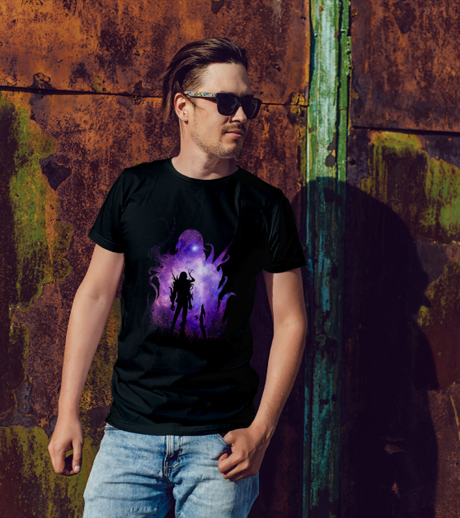 Noblesse Frankenstein Galaxy Silhouette Mystery T-Shirt