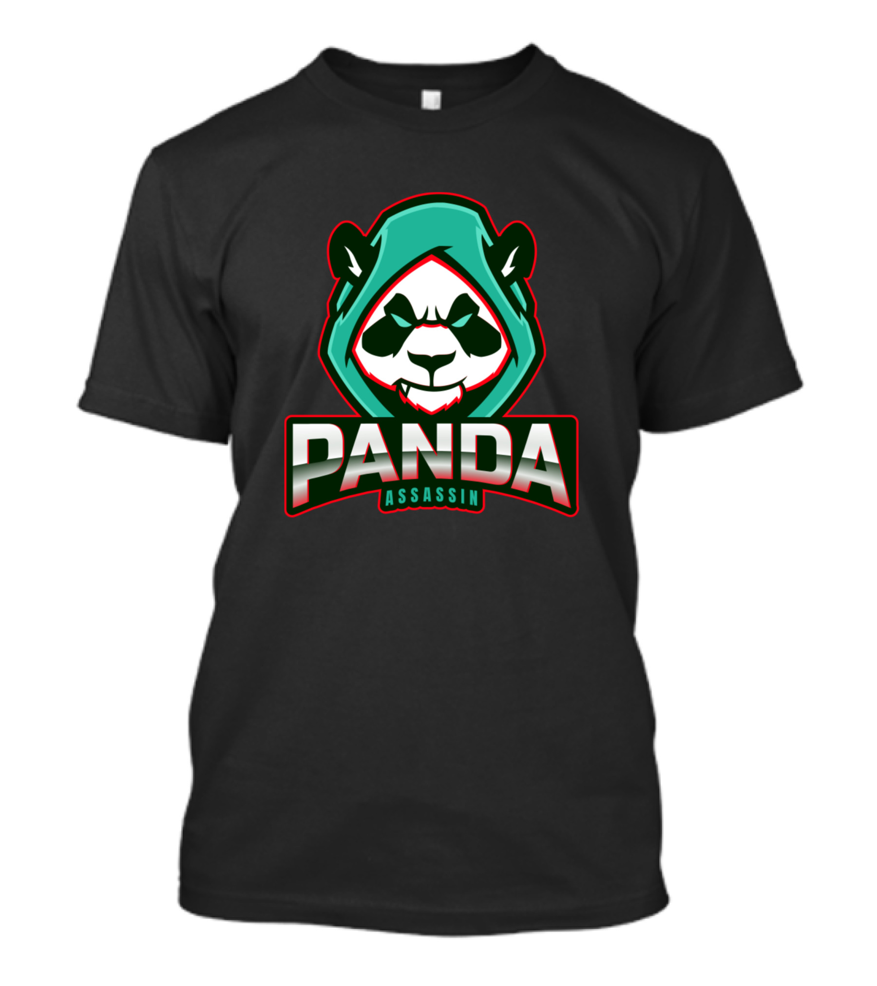 Panda Assassin Hooded Panda T-Shirt