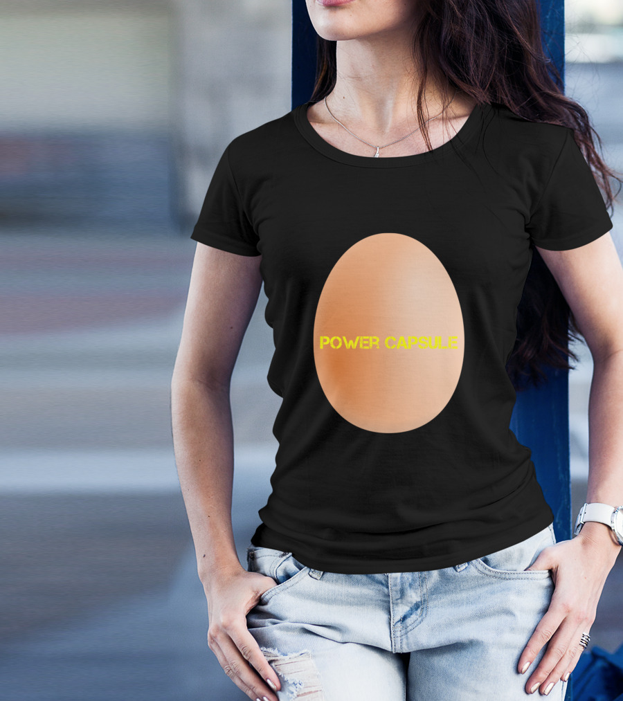 POWER CAPSULE Egg Transformation Sphere T-Shirt