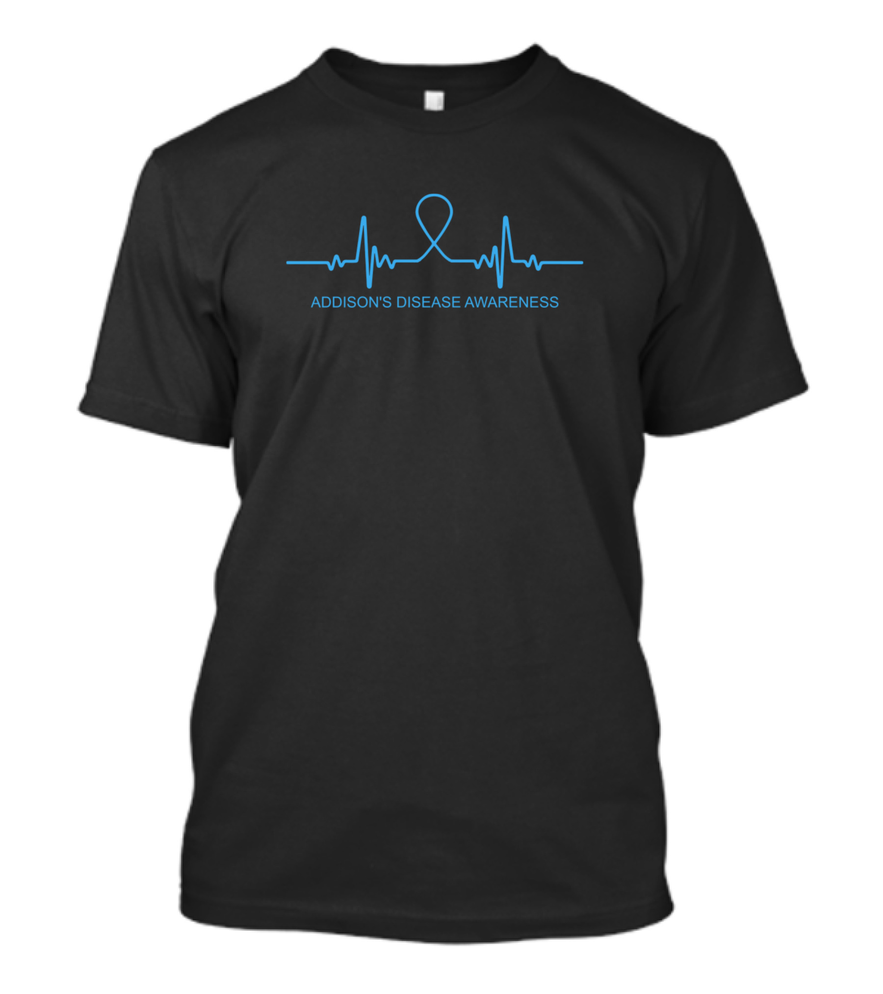 Addison's Disease Awareness Heartbeat With Hope T-Shirt