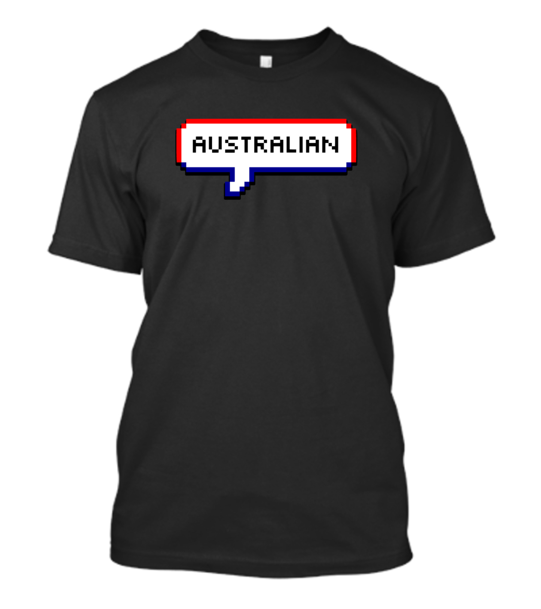 Australian Pixel Speech Bubble T-Shirt