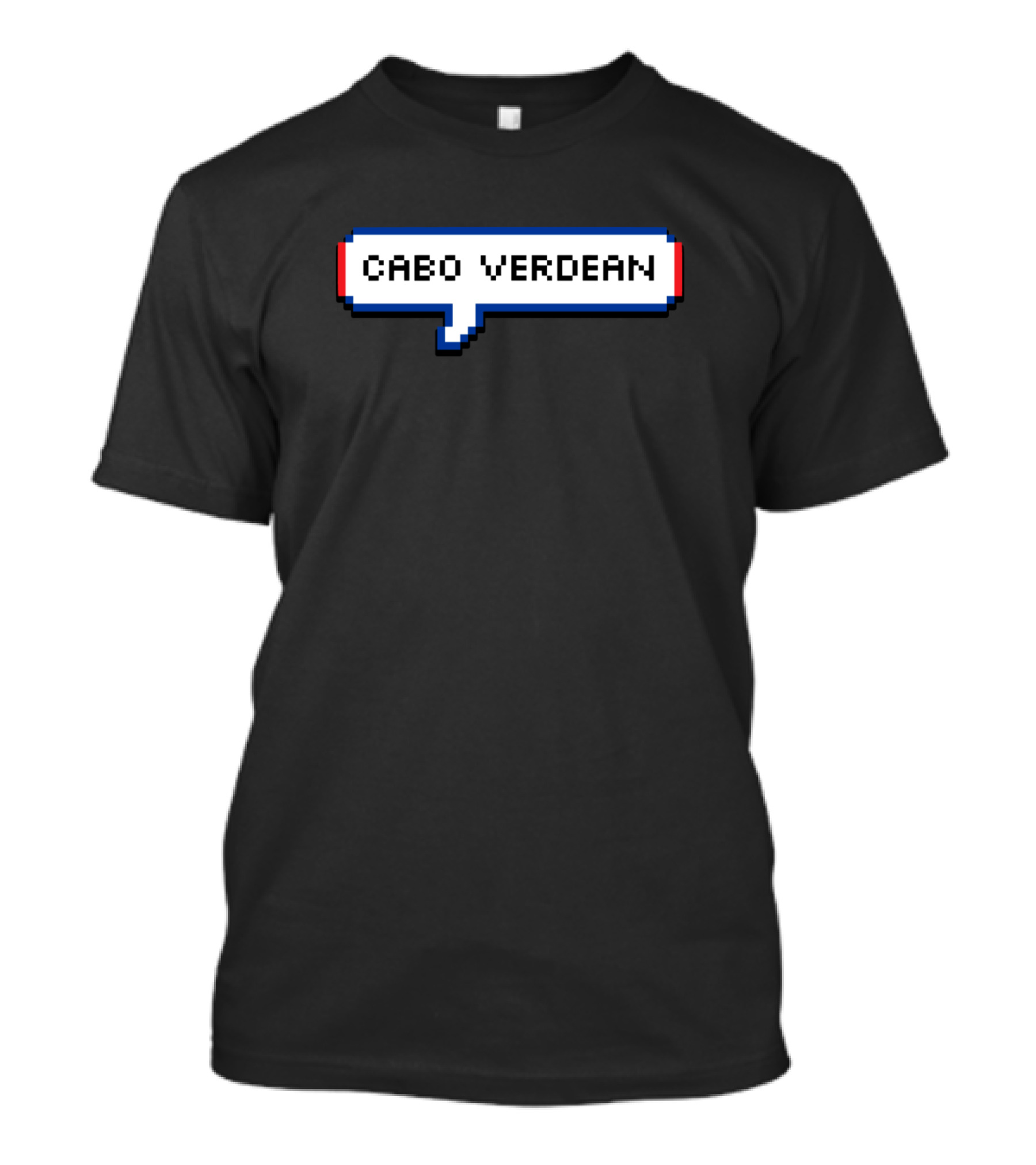 Cabo Verdean Cabo Verde Pixel Speech Bubble T-Shirt