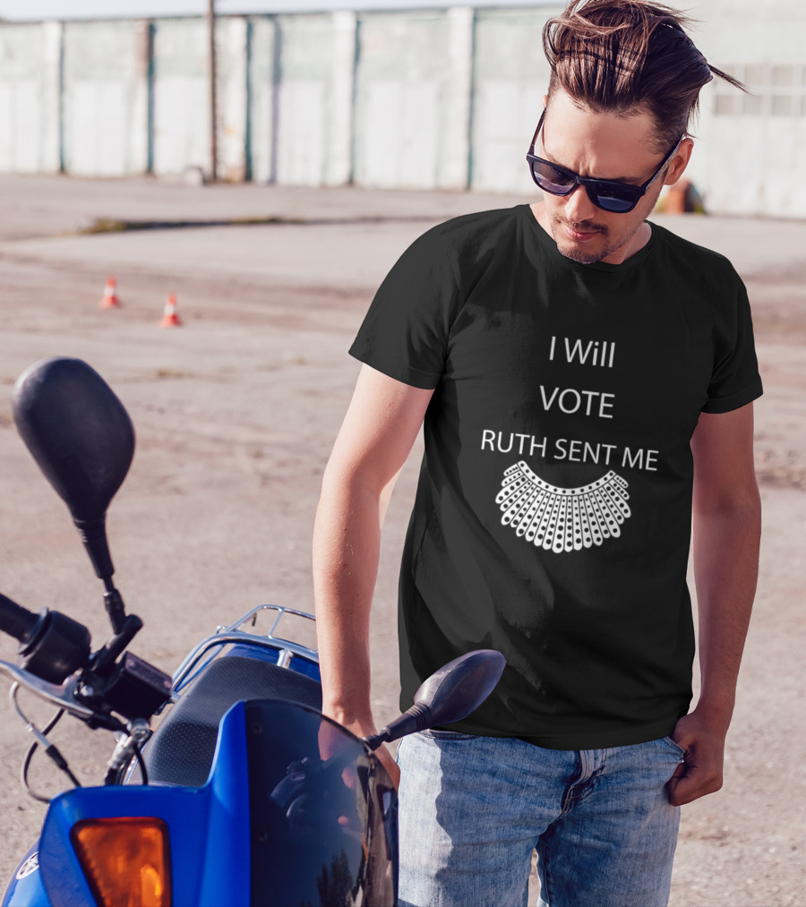 I Will Vote Ruth Sent Me Collar T-Shirt