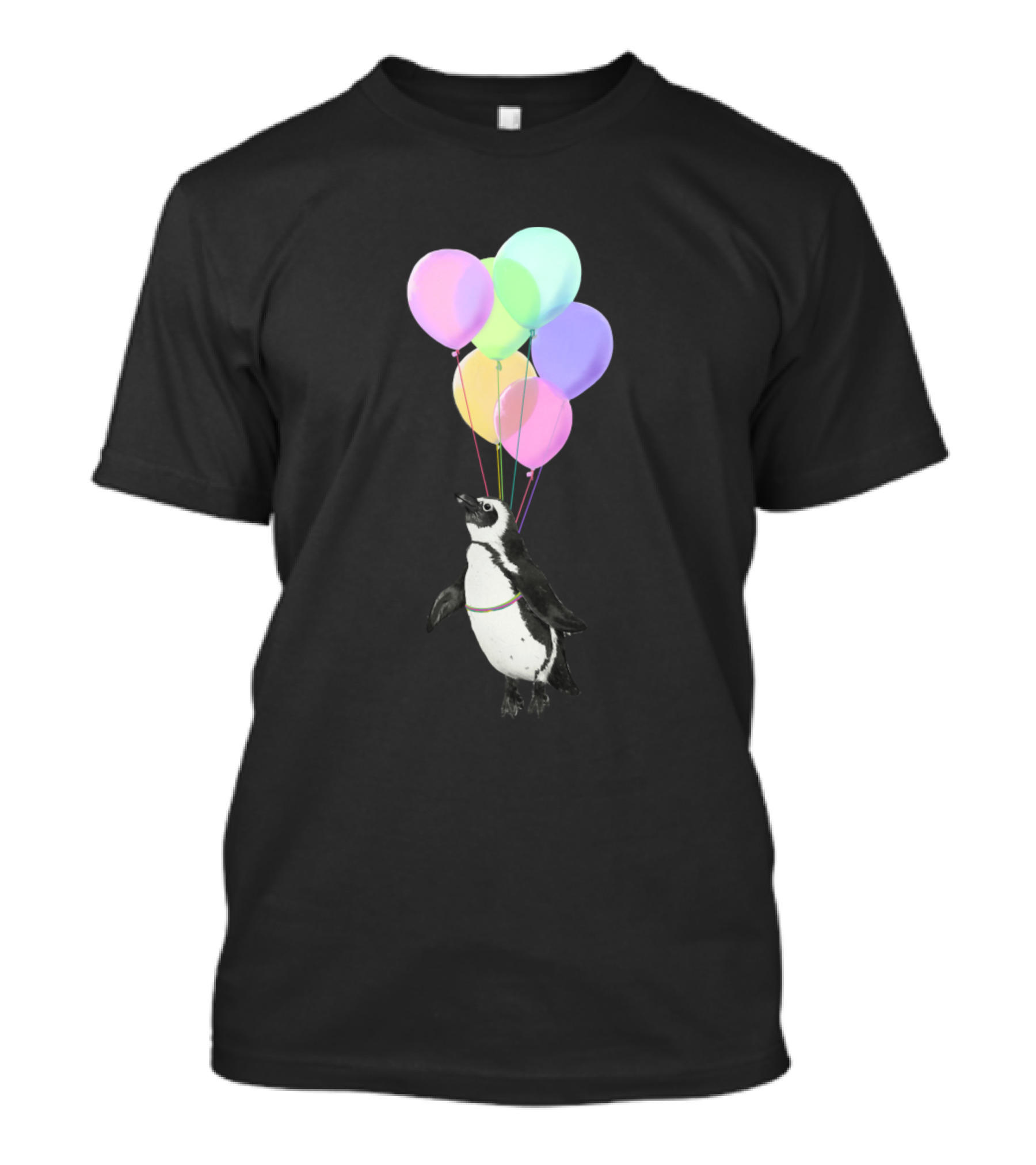 I Can Believe I Can Fly Penguin Balloons Airborne Adventure T-Shirt